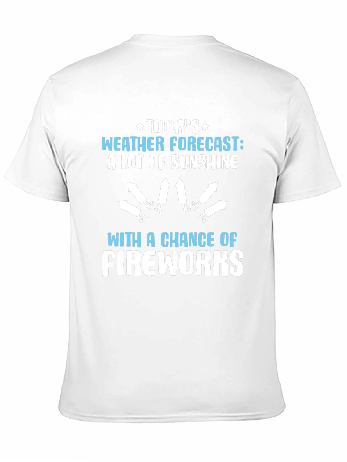 Black Sunshine and Fireworks T-Shirt view 11