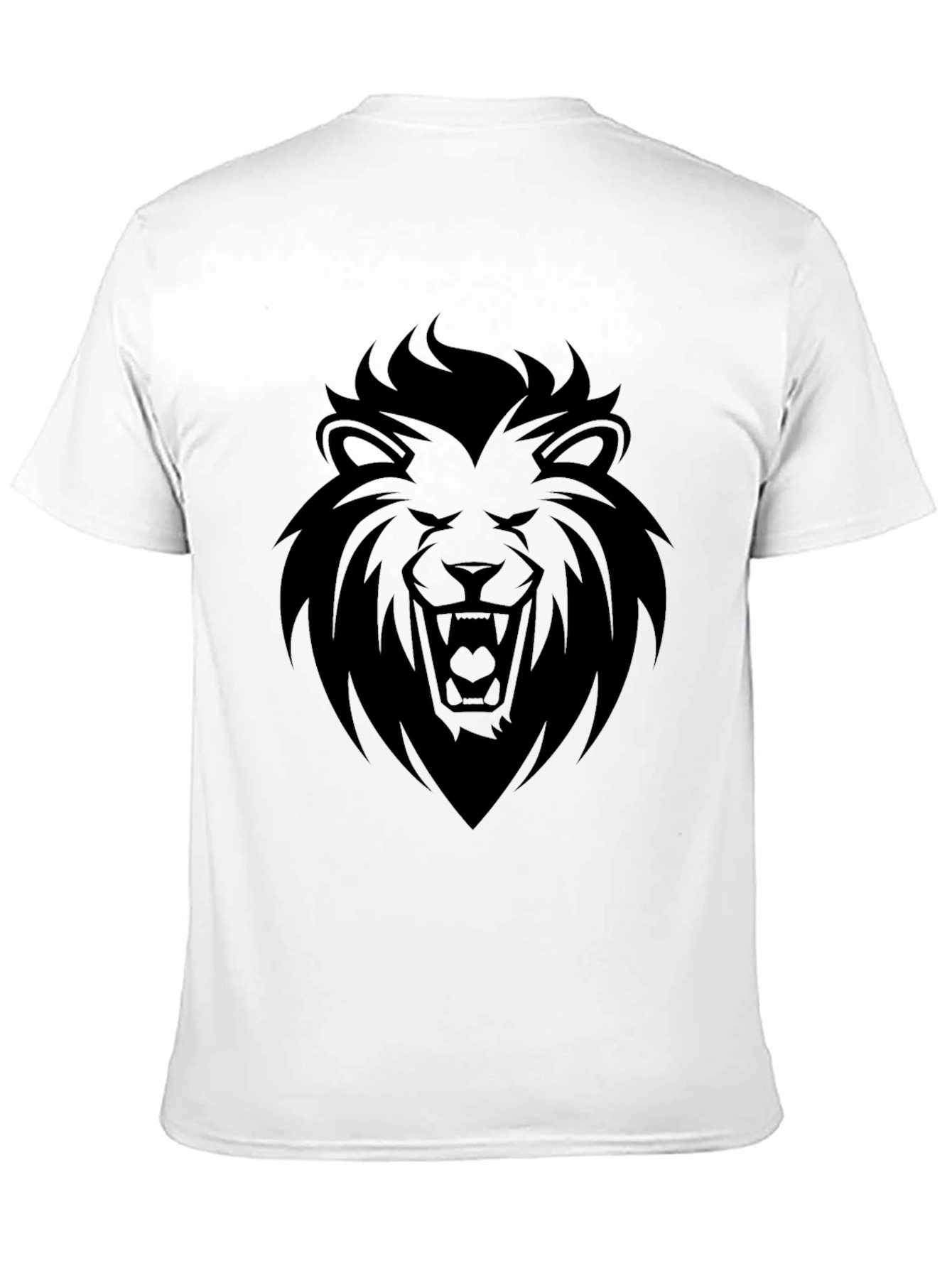 Black Black Lion Graphic Tee - Men's Short Sleeve T-Shirt view 11