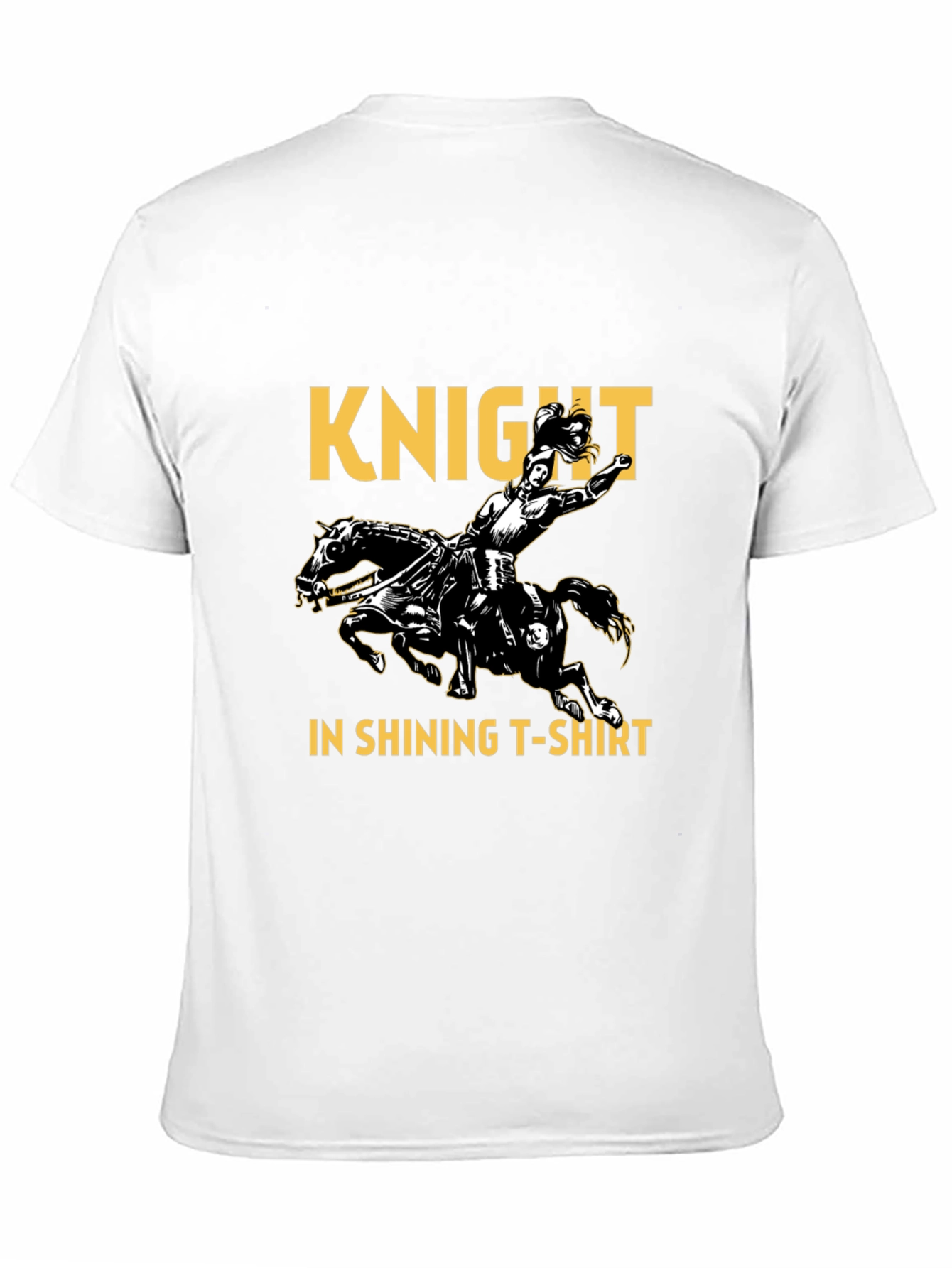 Black Knight in Shining T-Shirt - Black Tee view 11