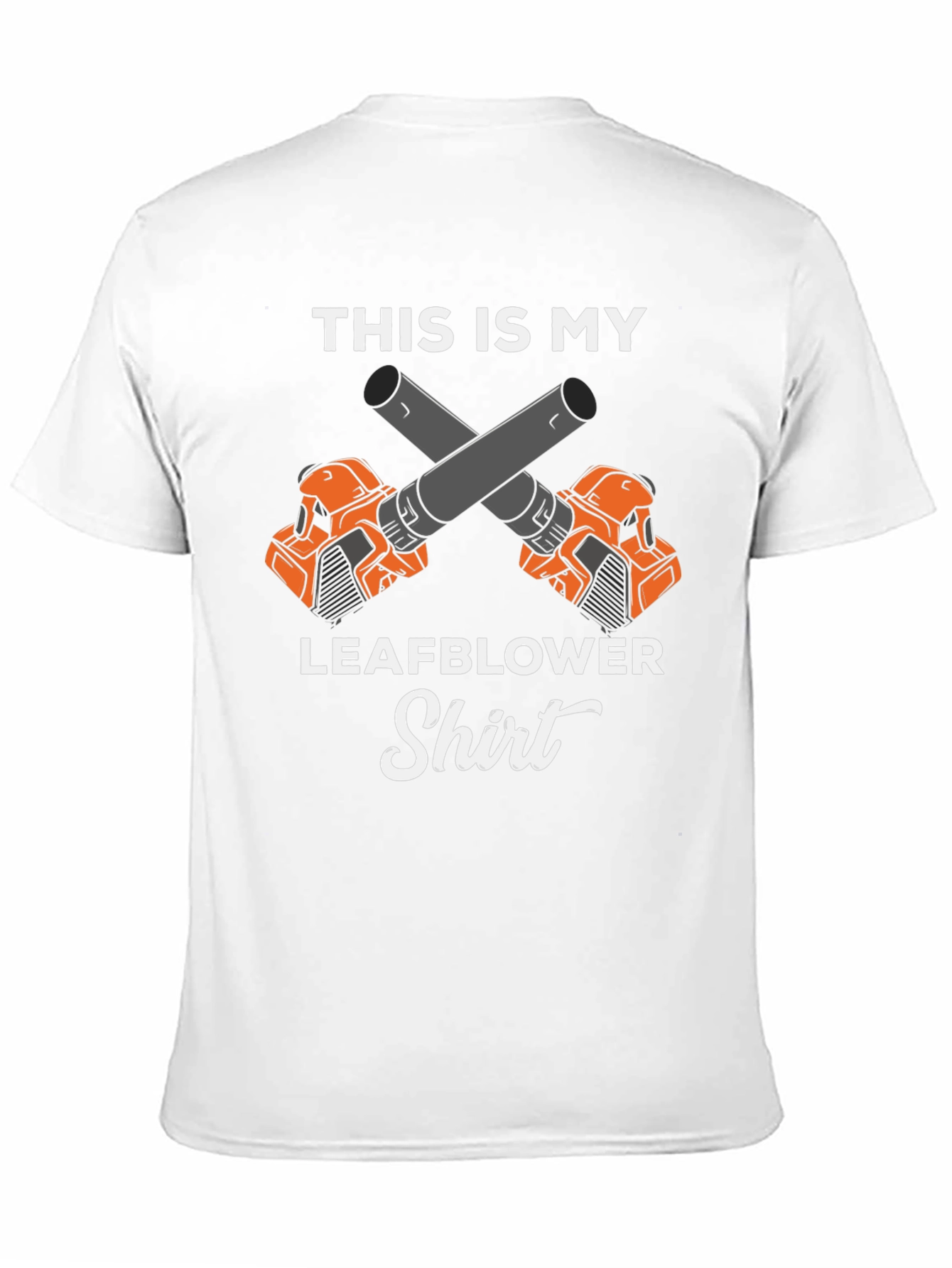 Black Leaf Blower Shirt - Funny Gardening Tee view 11