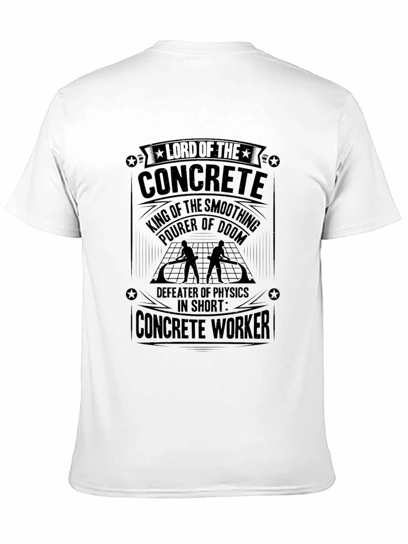 Black Lord of the Concrete T-Shirt view 11