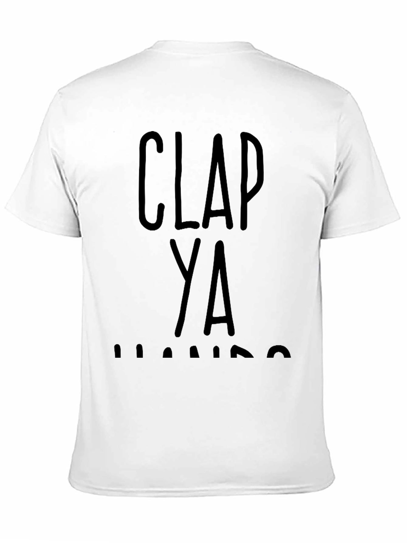 Black Clap Ya Hands Graphic Tee - Black view 11