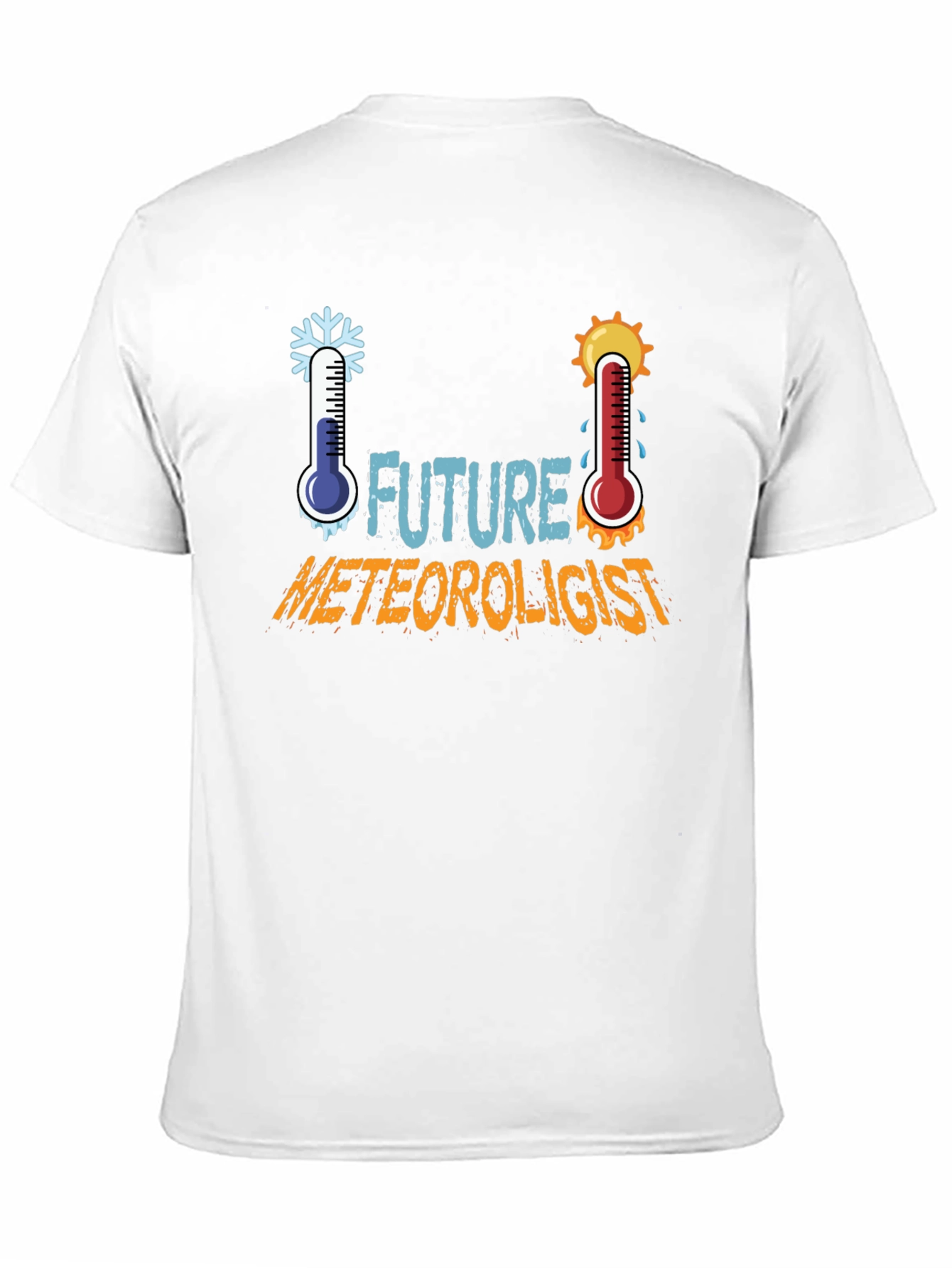 Black Future Meteorologist T-Shirt view 11