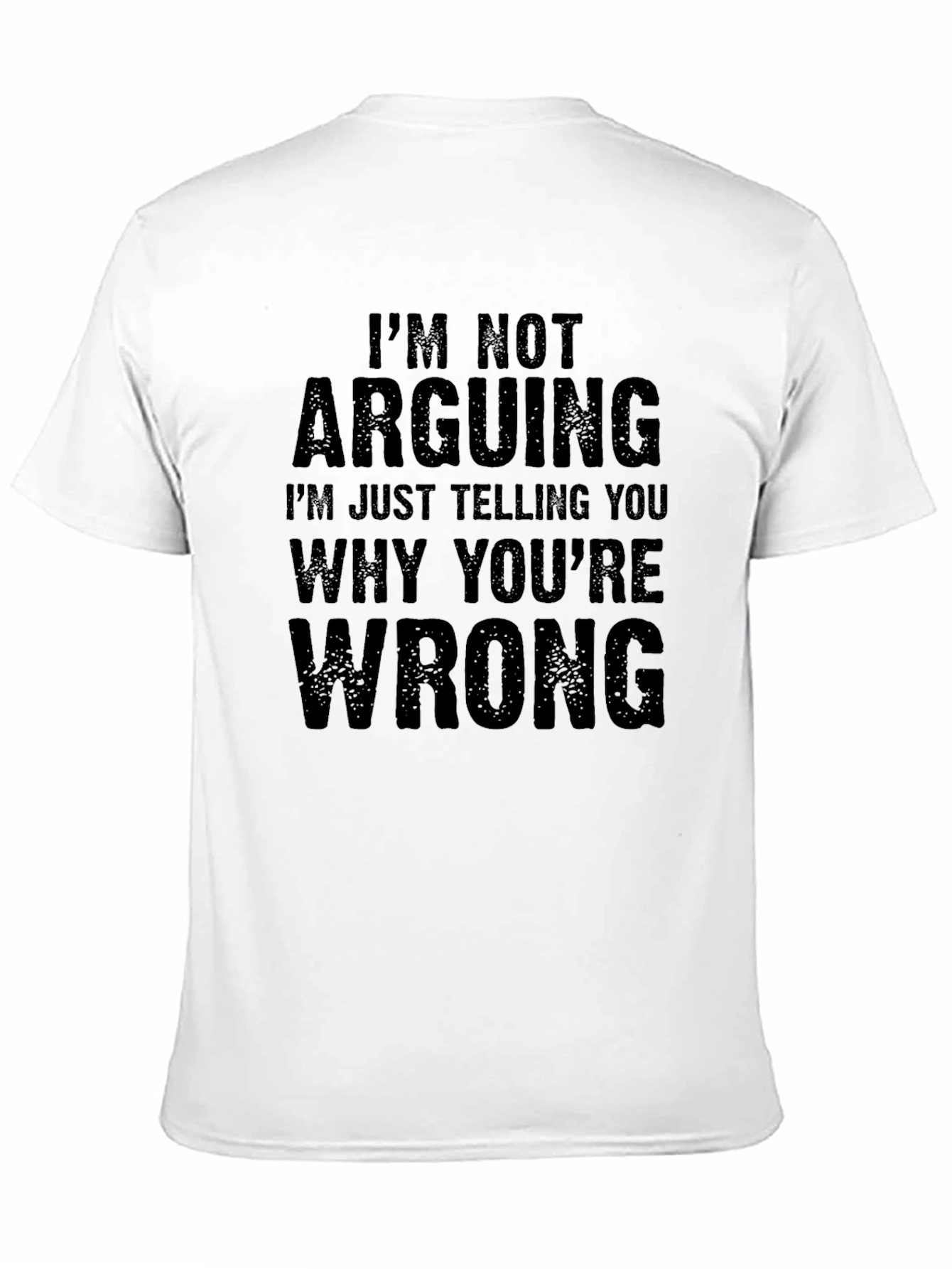 Black Arguing Men's T-Shirt view 11
