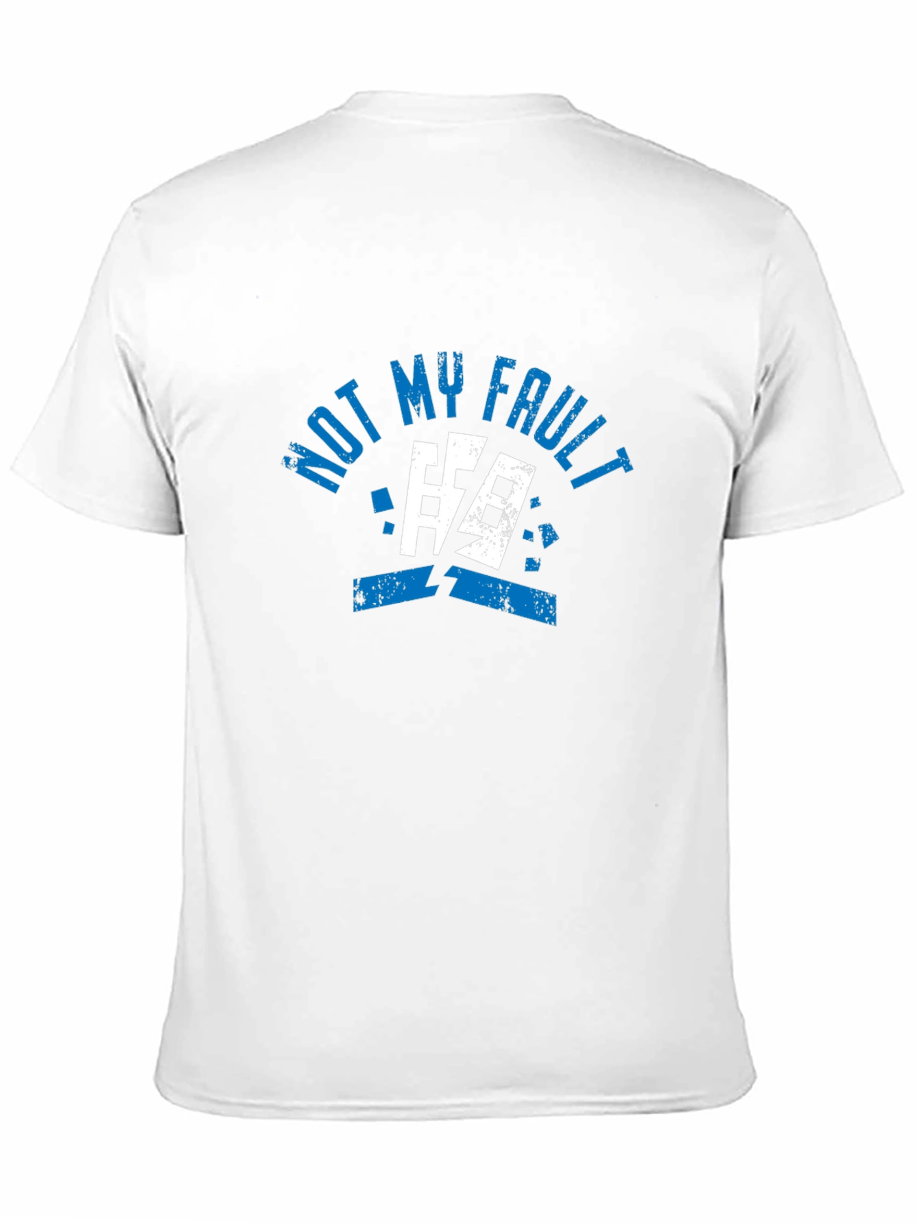Black Not My Fault T-Shirt view 11