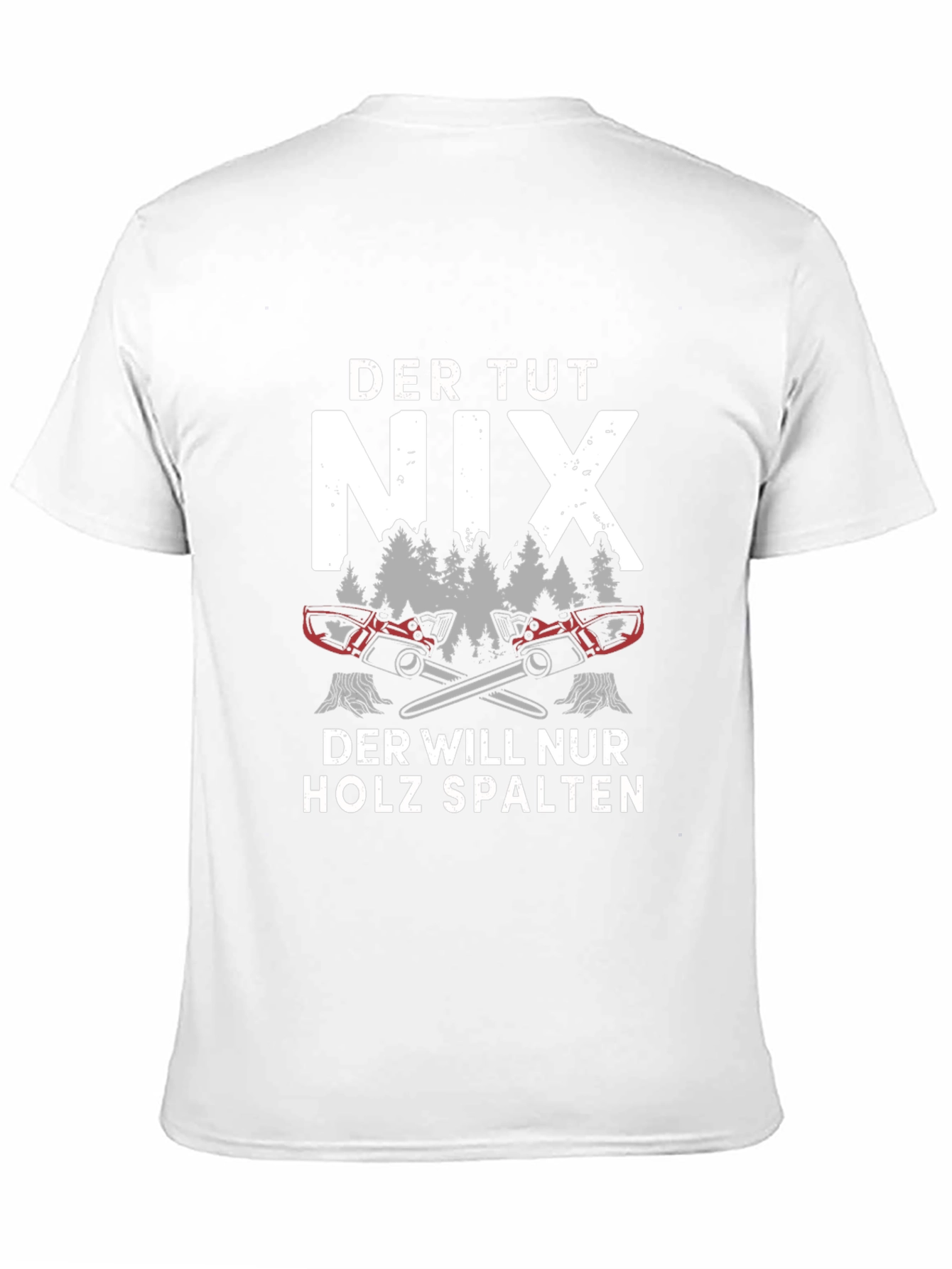 Black Funny Lumberjack "Der Tut Nix" Black T-Shirt view 11