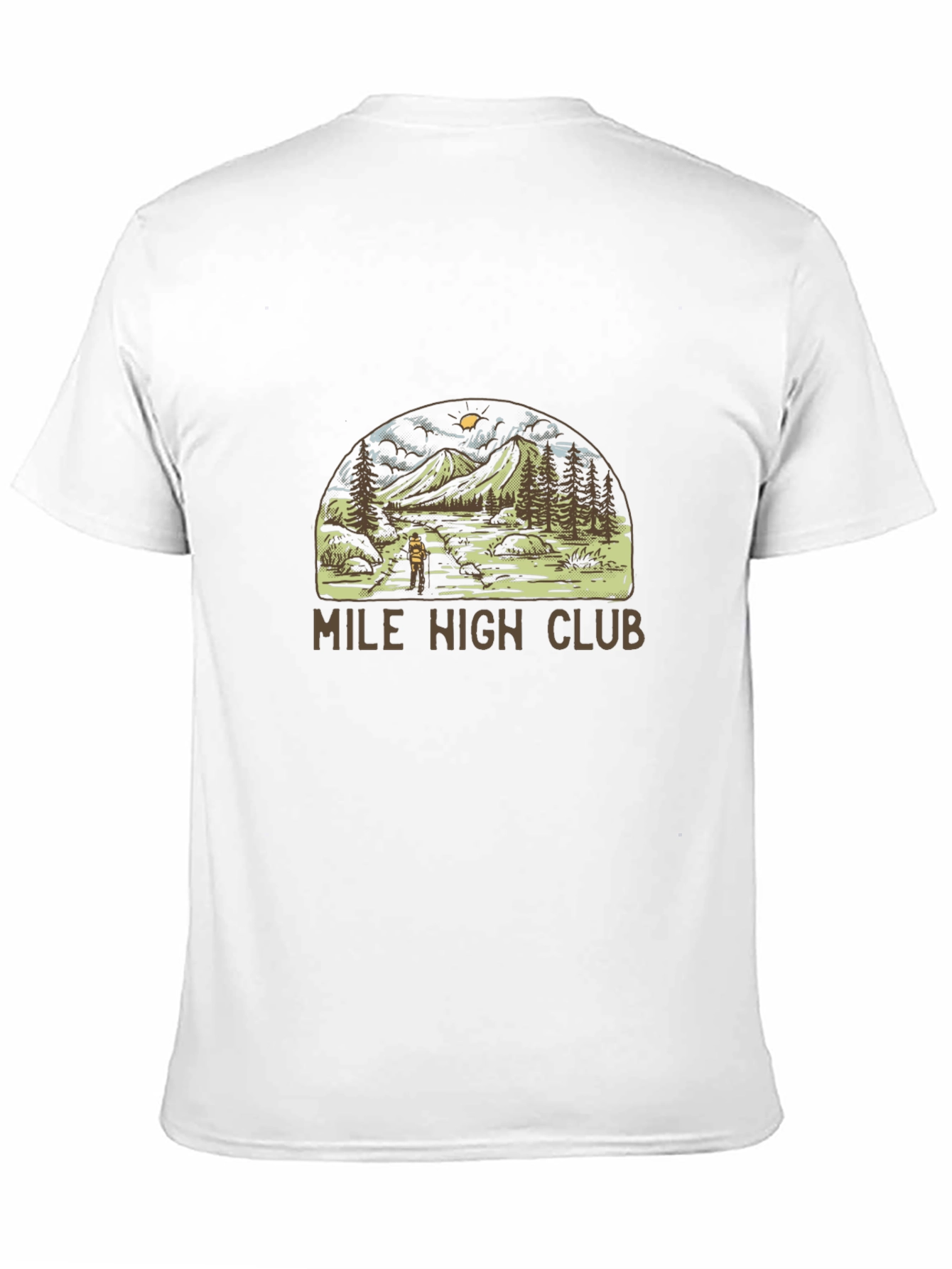 Black Mile High Club Black Graphic Tee view 11