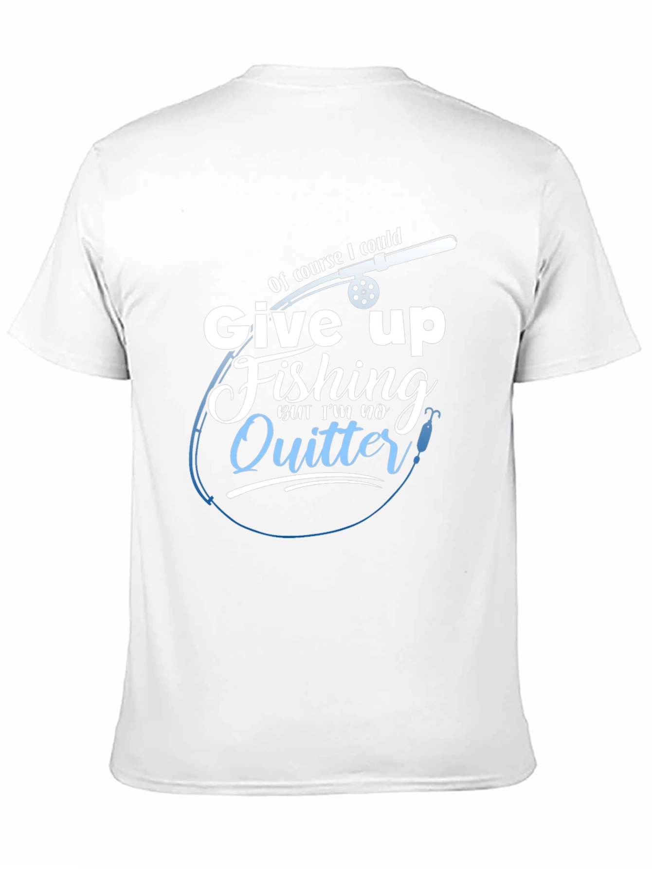 Black Fishing T-Shirt - I'm No Quitter view 11