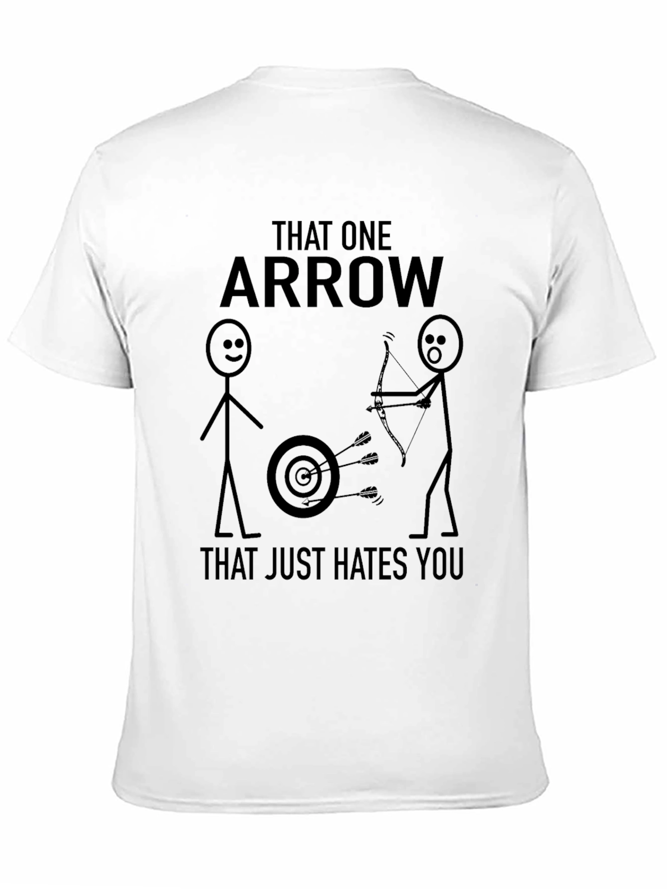 Black That One Arrow T-Shirt Funny Archery Tee view 11