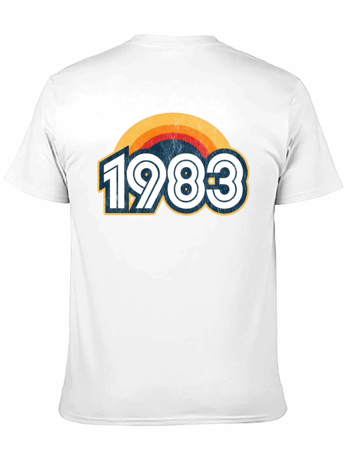 Black Vintage 1983 Graphic Tee - Retro Birthday Shirt view 11