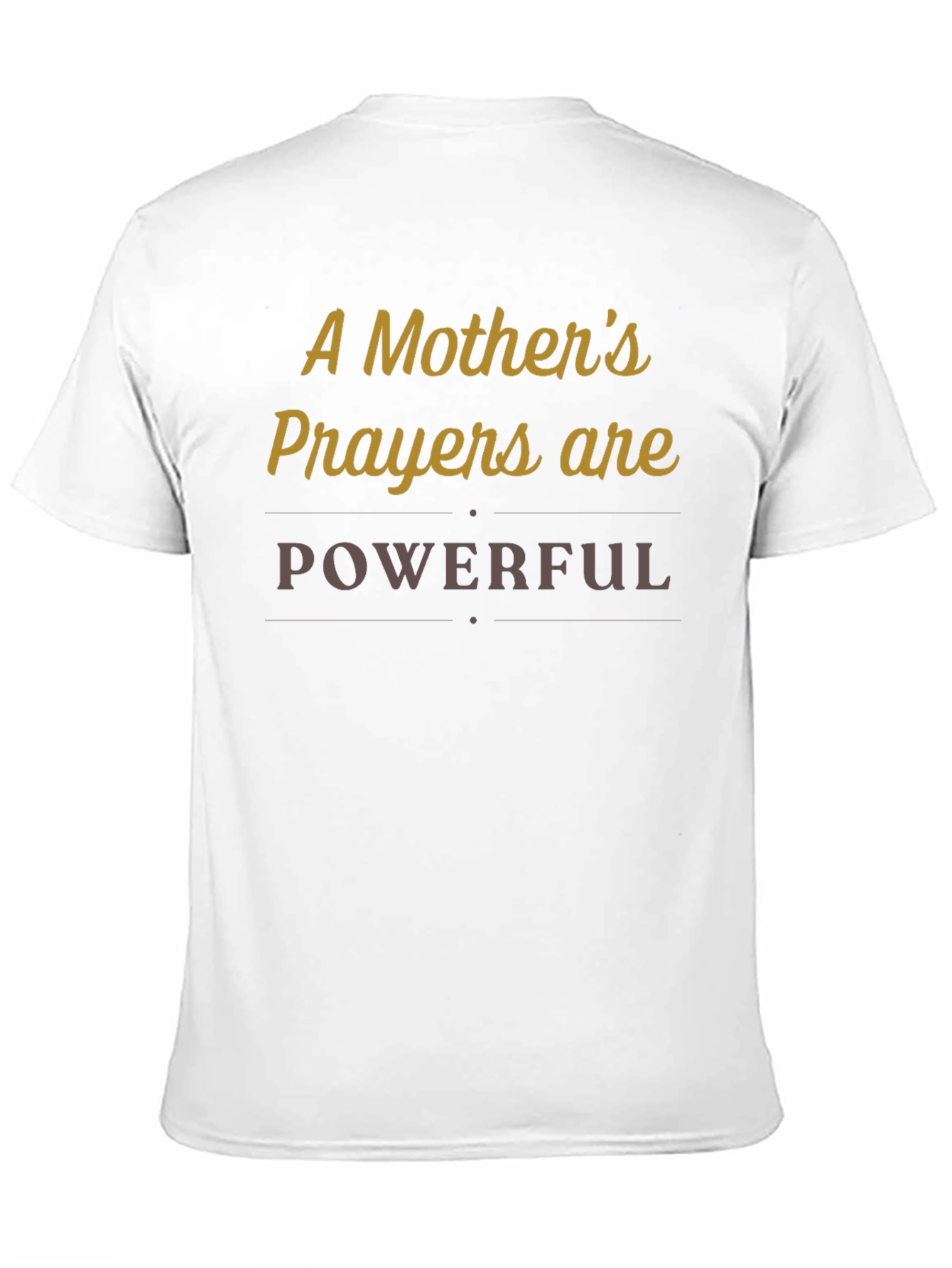 Black A Mother's Prayers Are Powerful T-Shirt view 11
