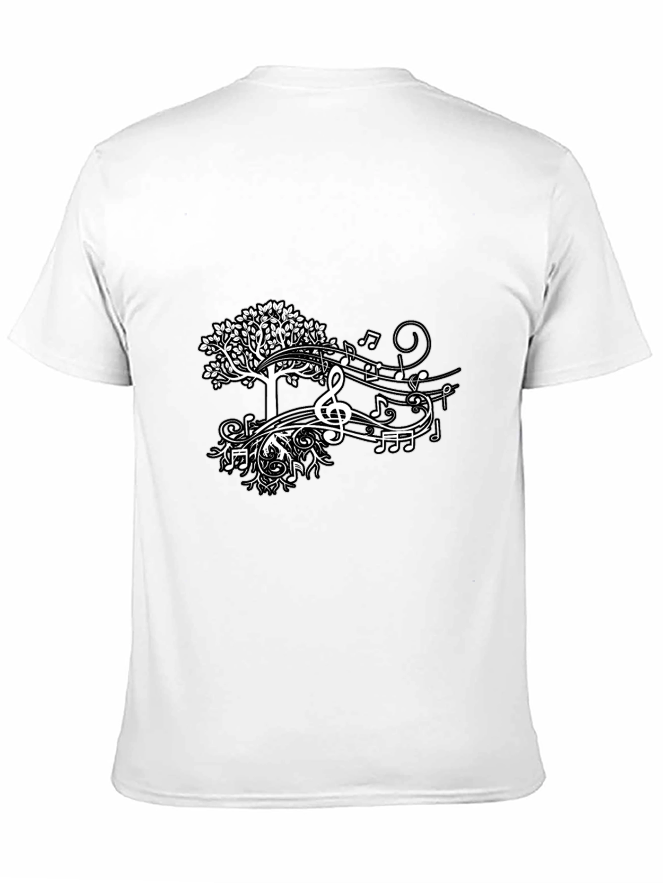 Black Music Tree Black Tee view 11
