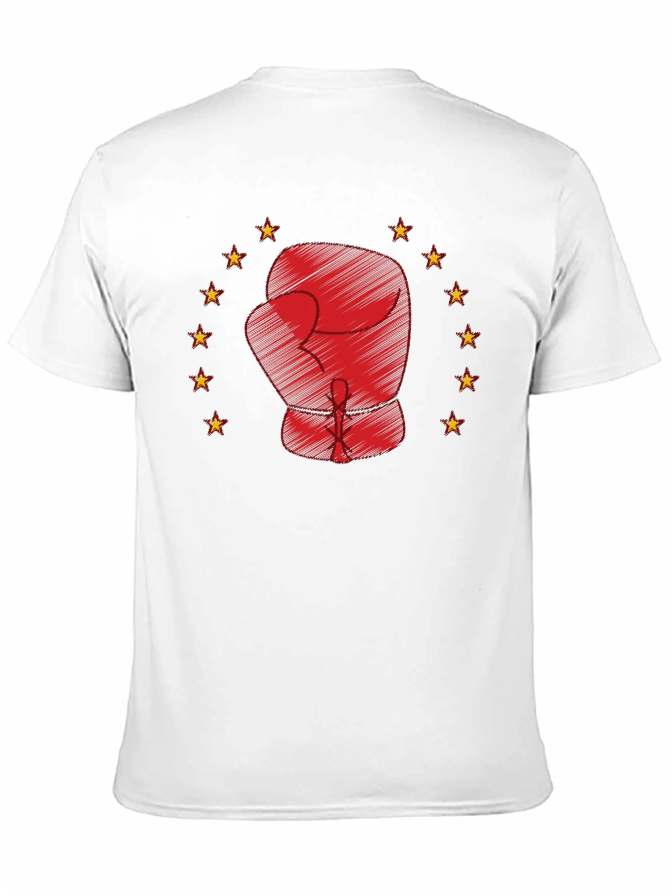 Black Boxing Glove Star T-Shirt - Graphic Tee view 11