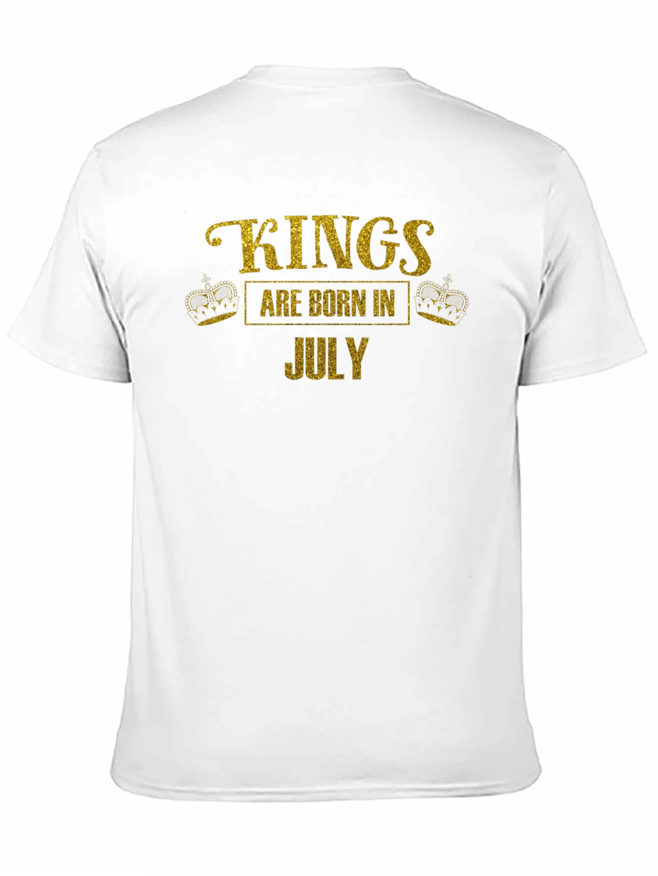 Black Kings Are Born in July Black T-Shirt view 11