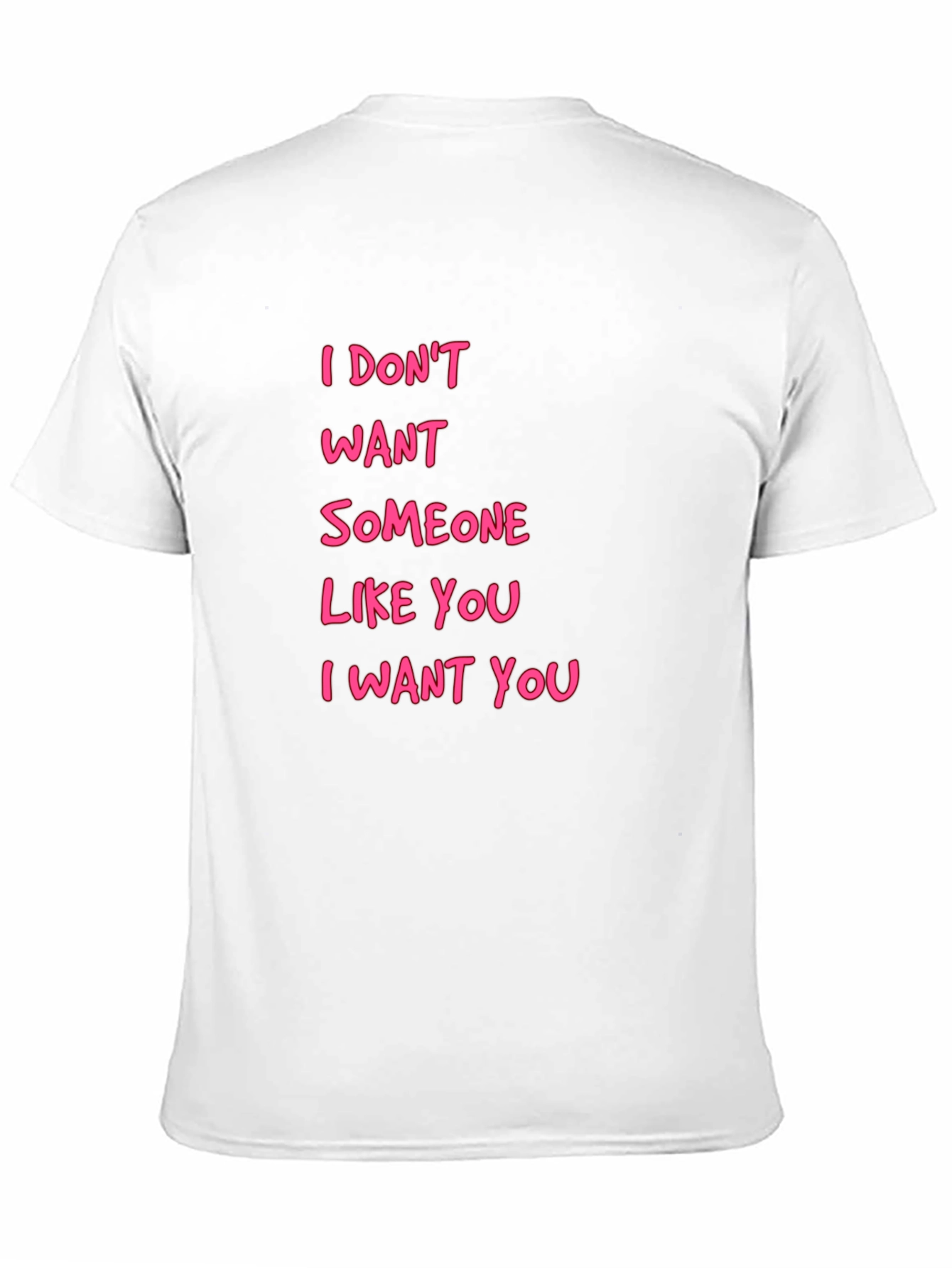 Black I Want You Black T-Shirt view 11