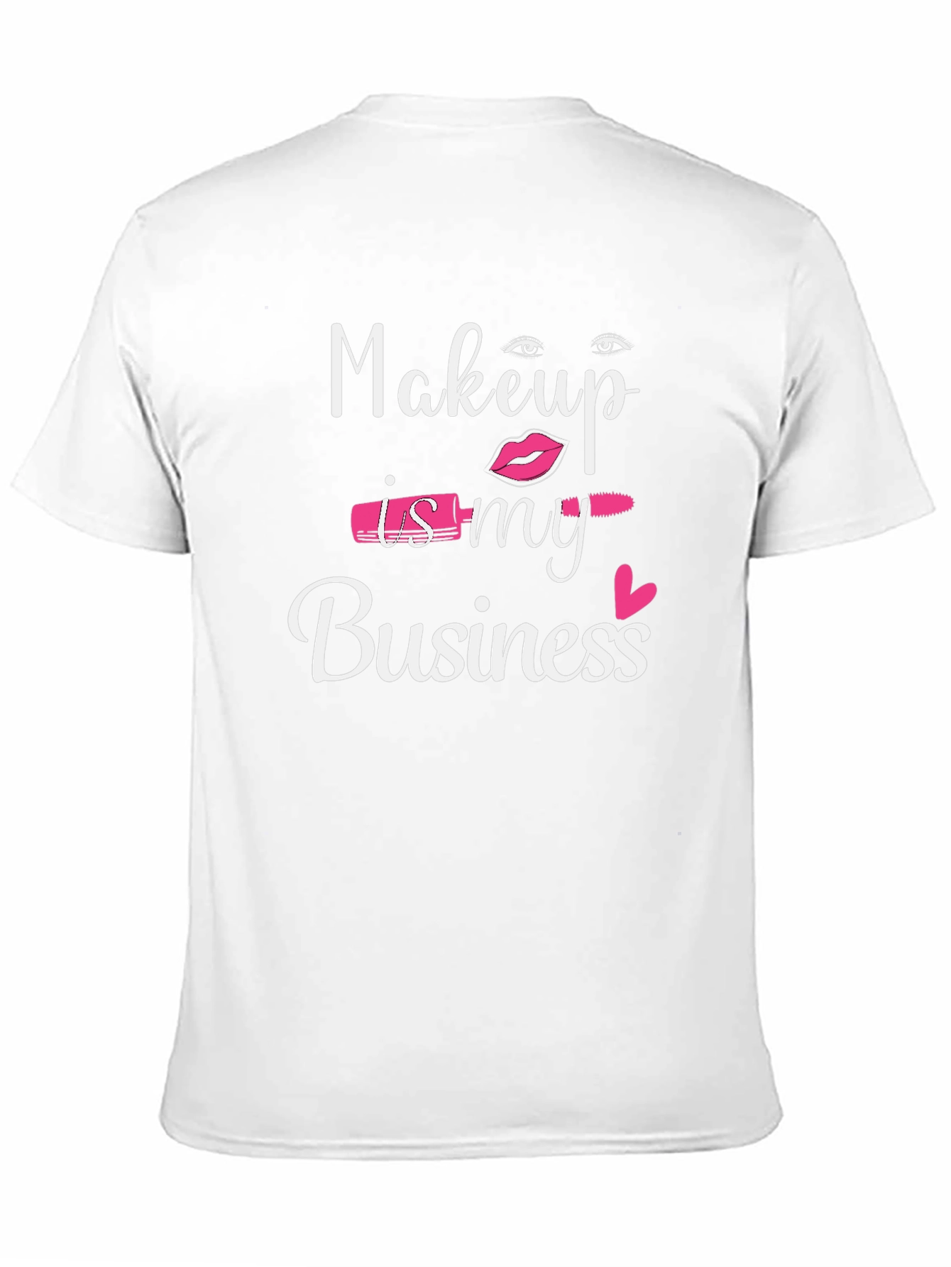 Black Makeup is My Business T-Shirt, Black, Cotton Blend view 11