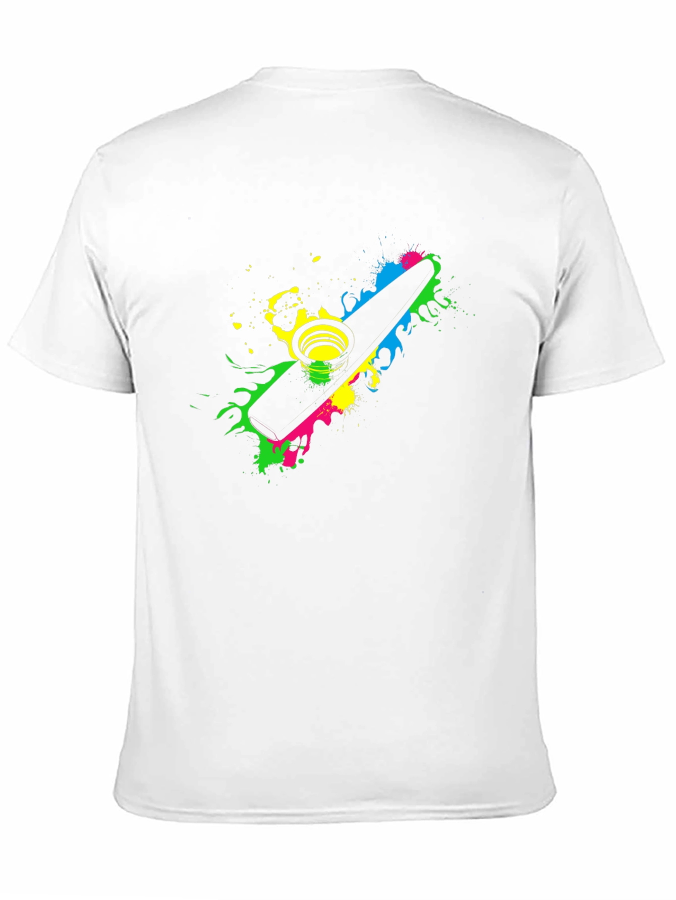 Black Kazoo Splatter Graphic T-Shirt - Music Lover Tee view 11