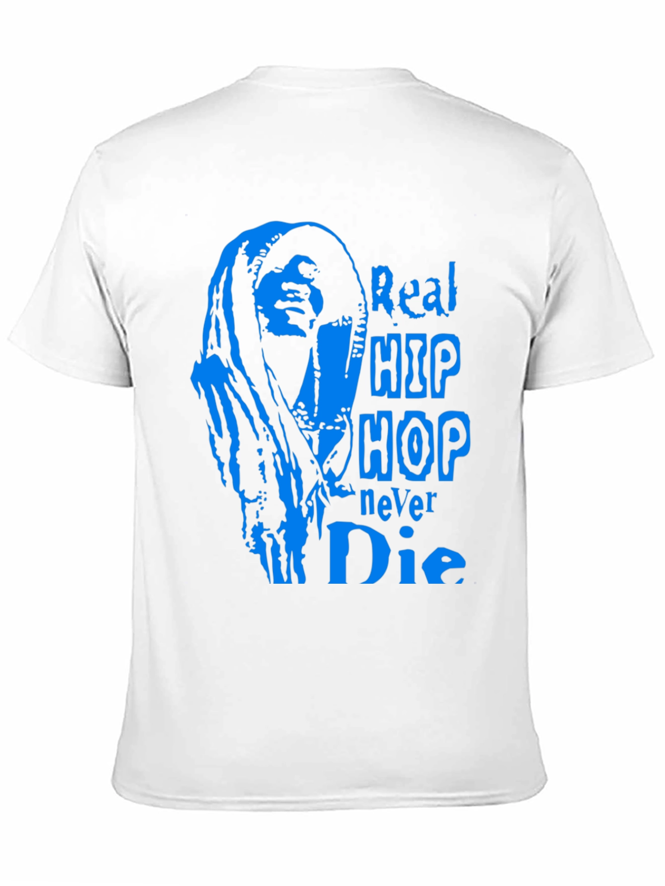Black Real Hip Hop Never Die T-Shirt view 11