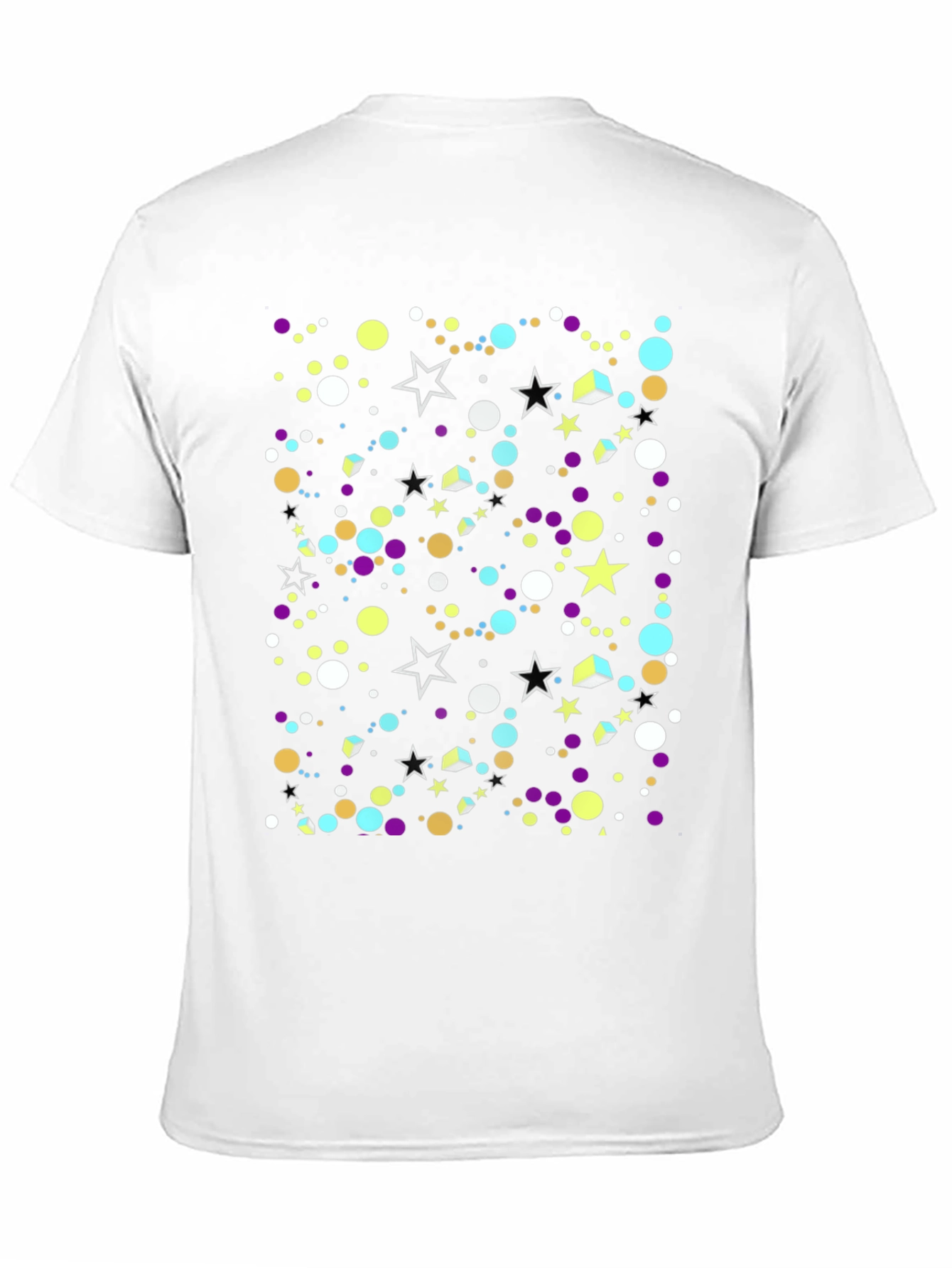 Black Star & Dot Pattern Tee view 11