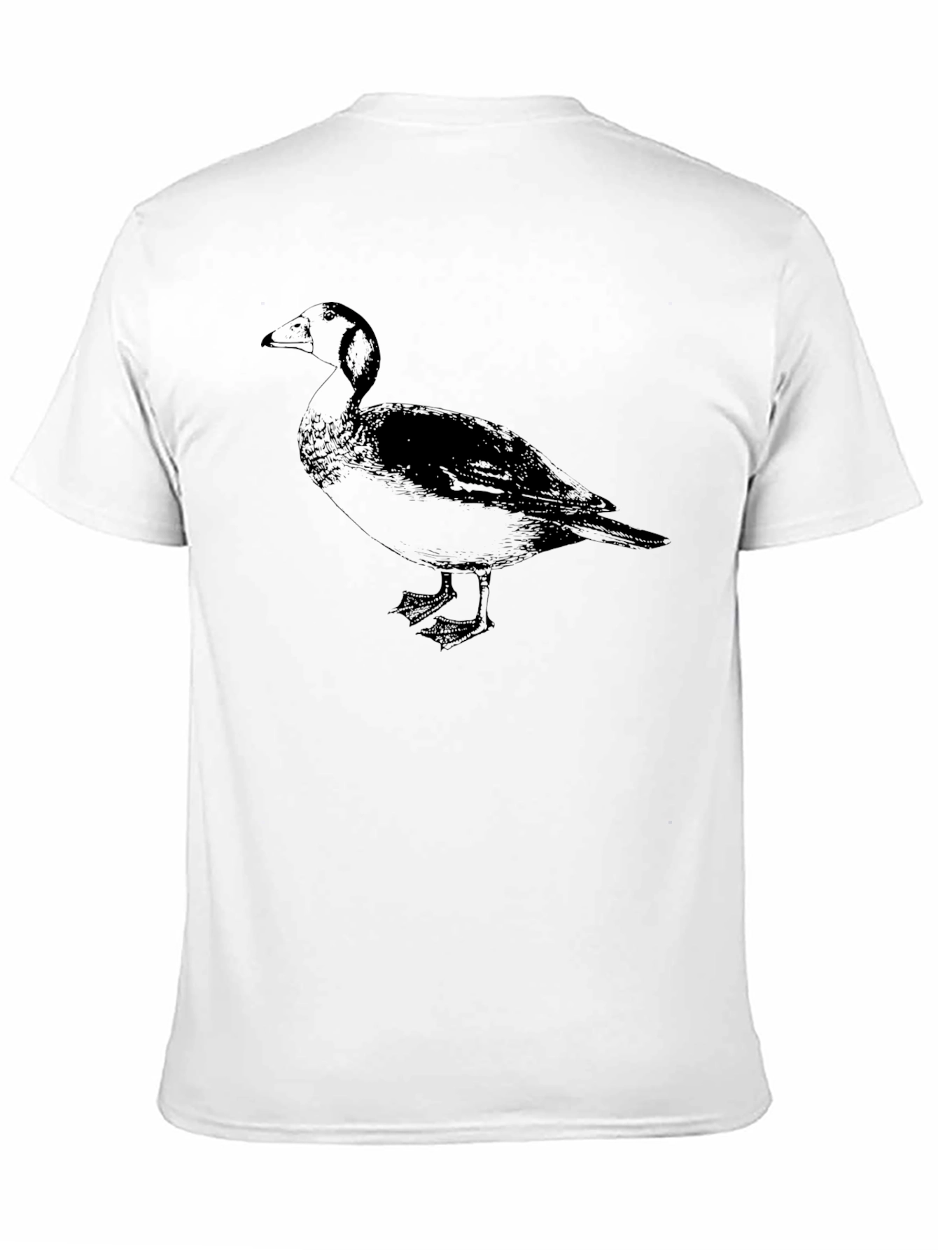 Black Black Goose Graphic Tee - Classic Crew Neck T-Shirt view 11