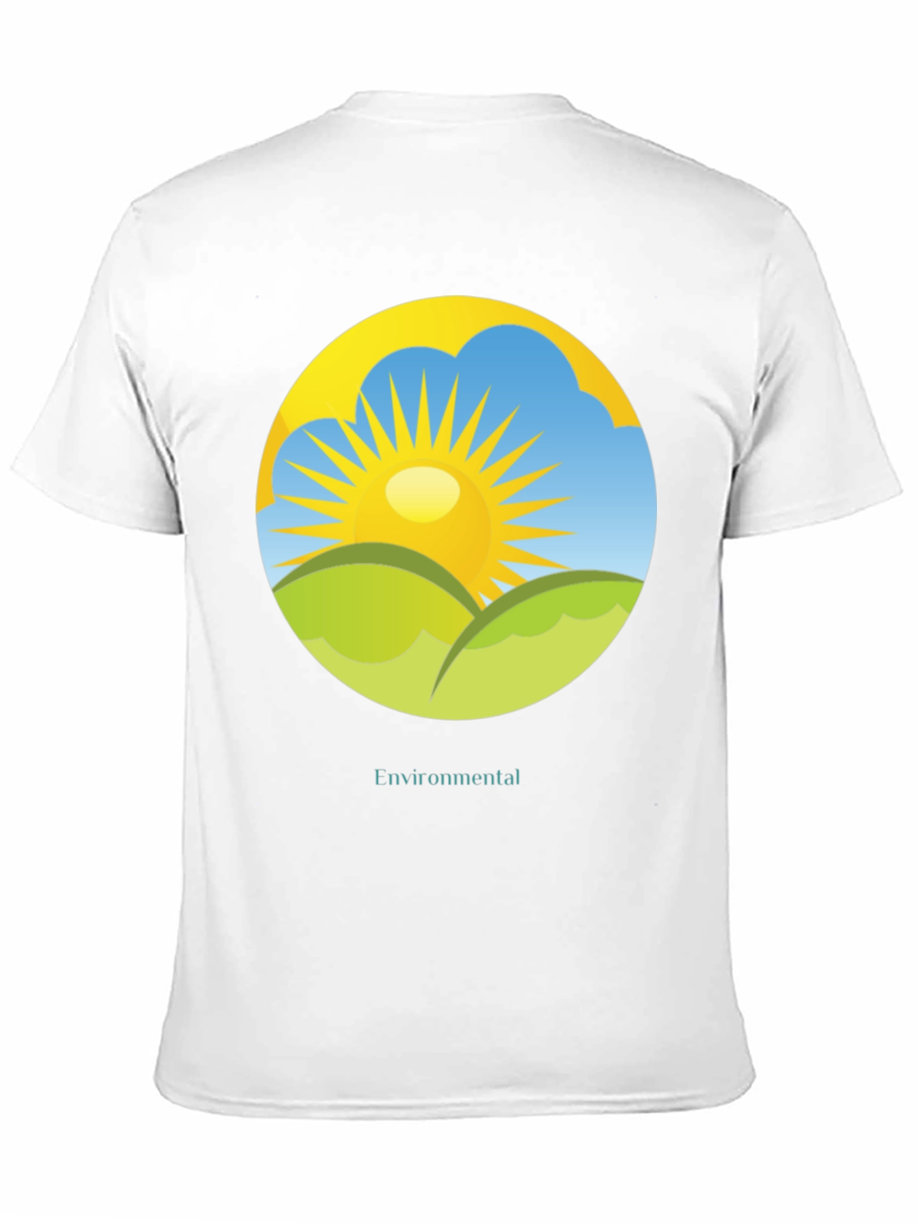 Black Environmental Graphic Tee -  Nature Inspired Design view 11