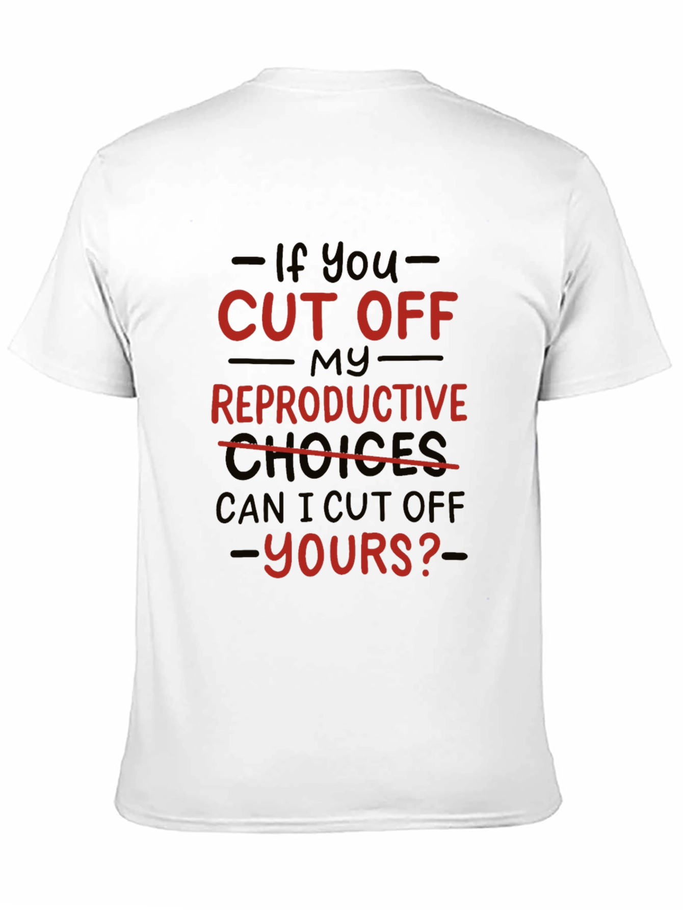 Black Reproductive Rights Graphic T-Shirt view 11