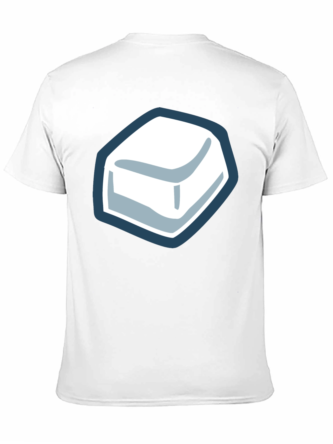 Black Cube Graphic Tee - Cool Minimalist Design view 11