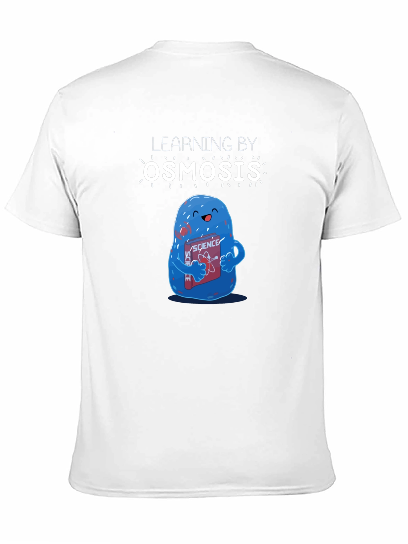 Black Learning by Osmosis Science T-Shirt view 11