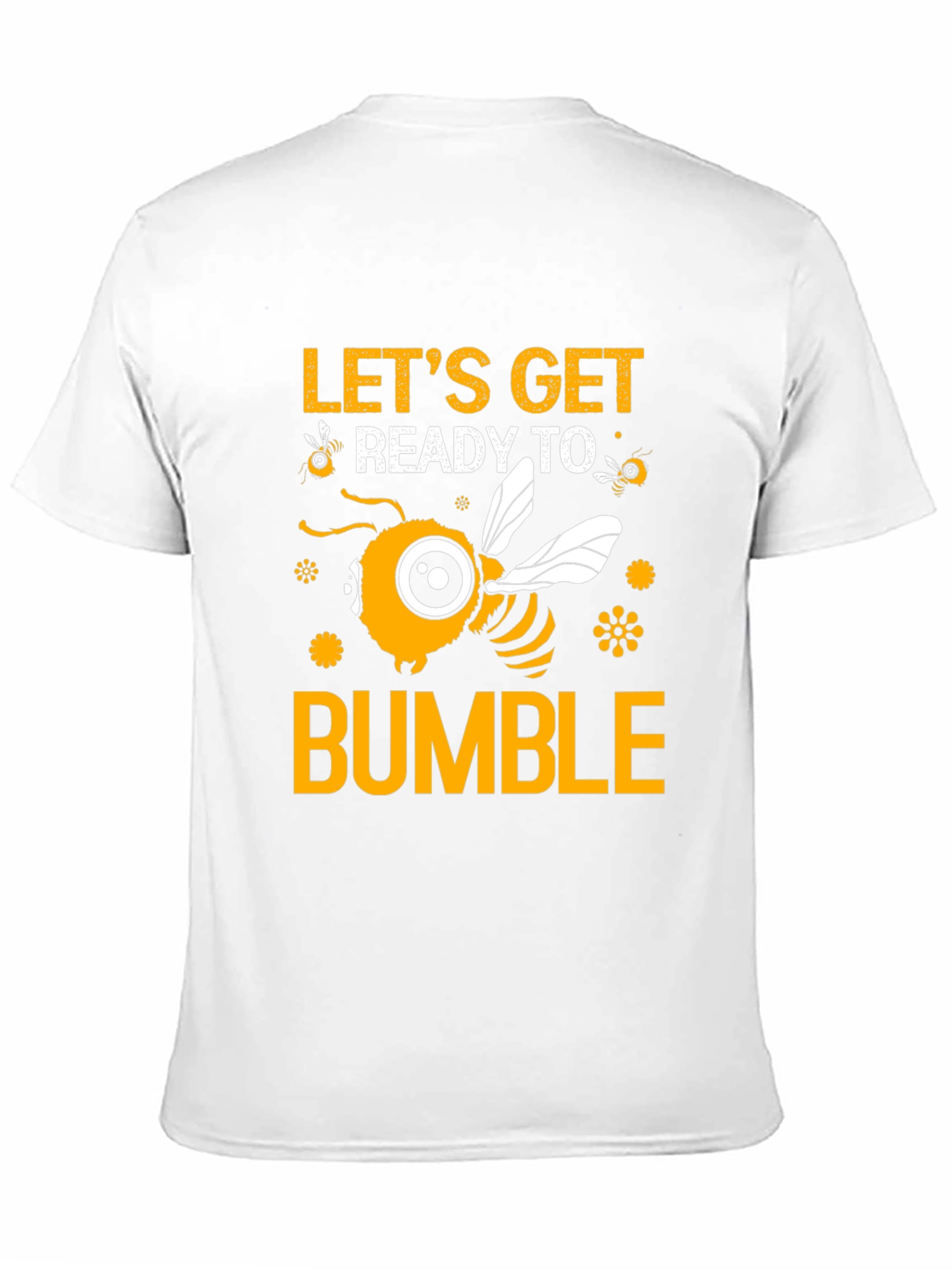Black Let's Get Ready to Bumble Funny Bee T-Shirt view 11