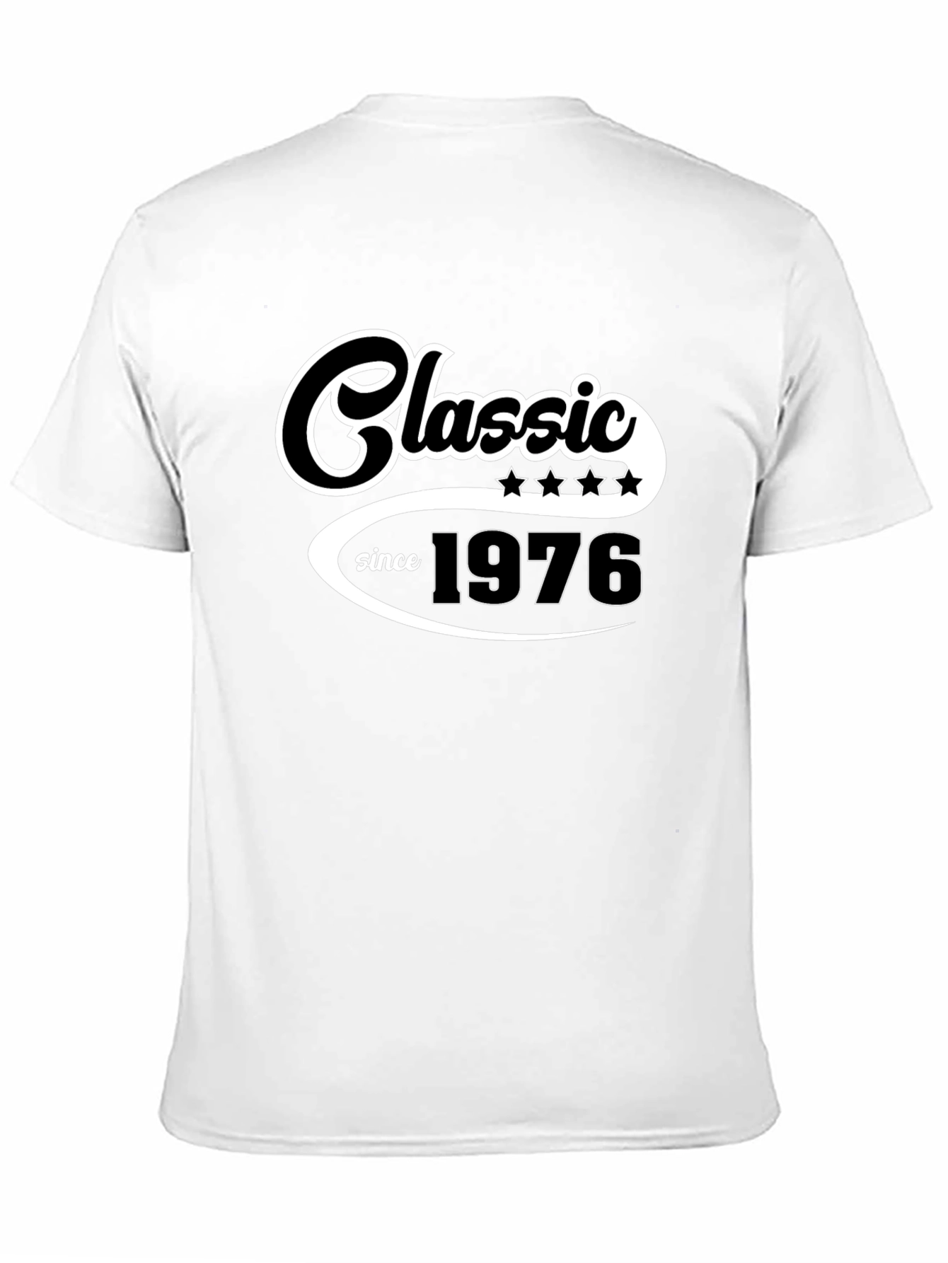 Black Classic Since 1976 Black T-Shirt view 11