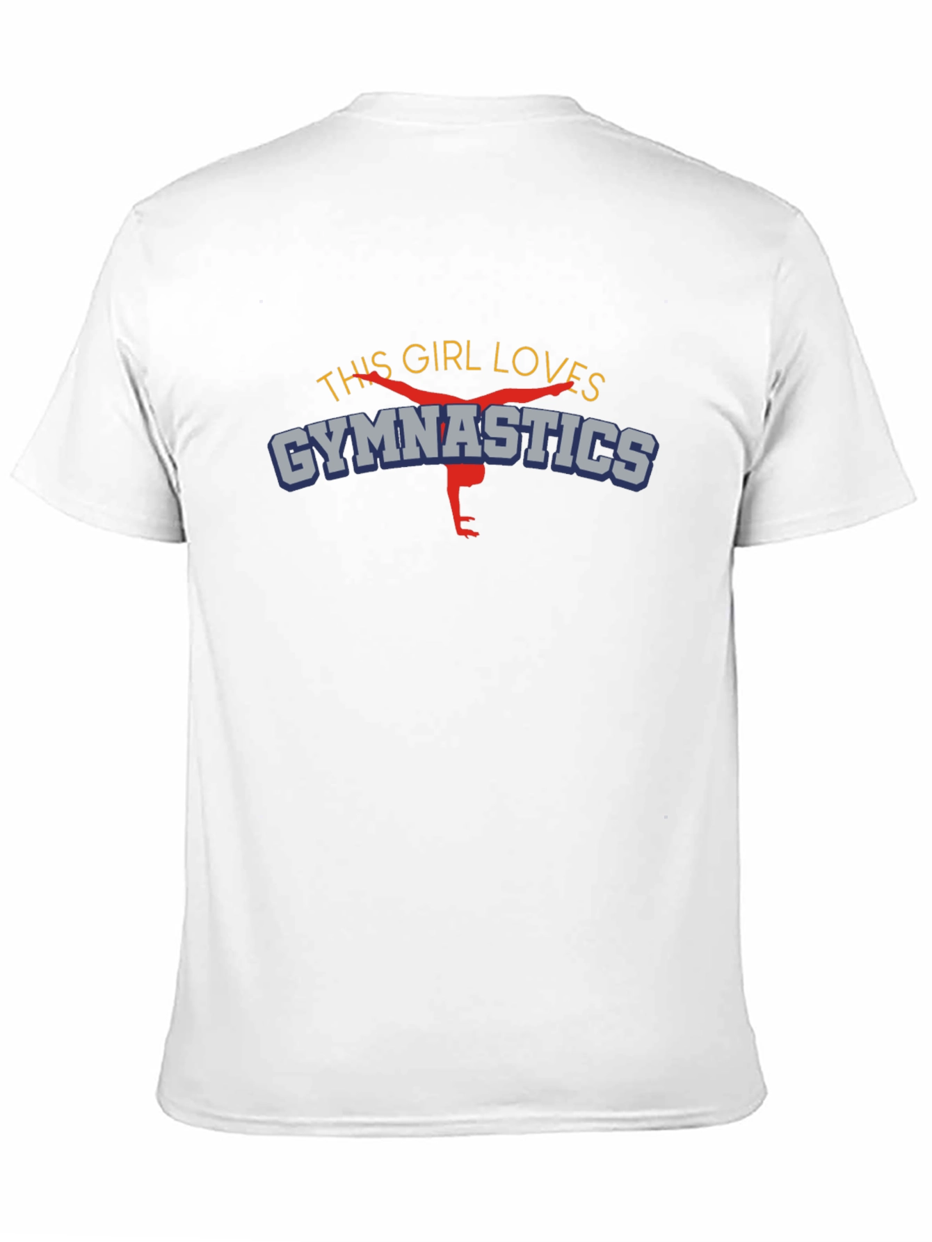 Black Gymnastics Lover Black T-Shirt view 11