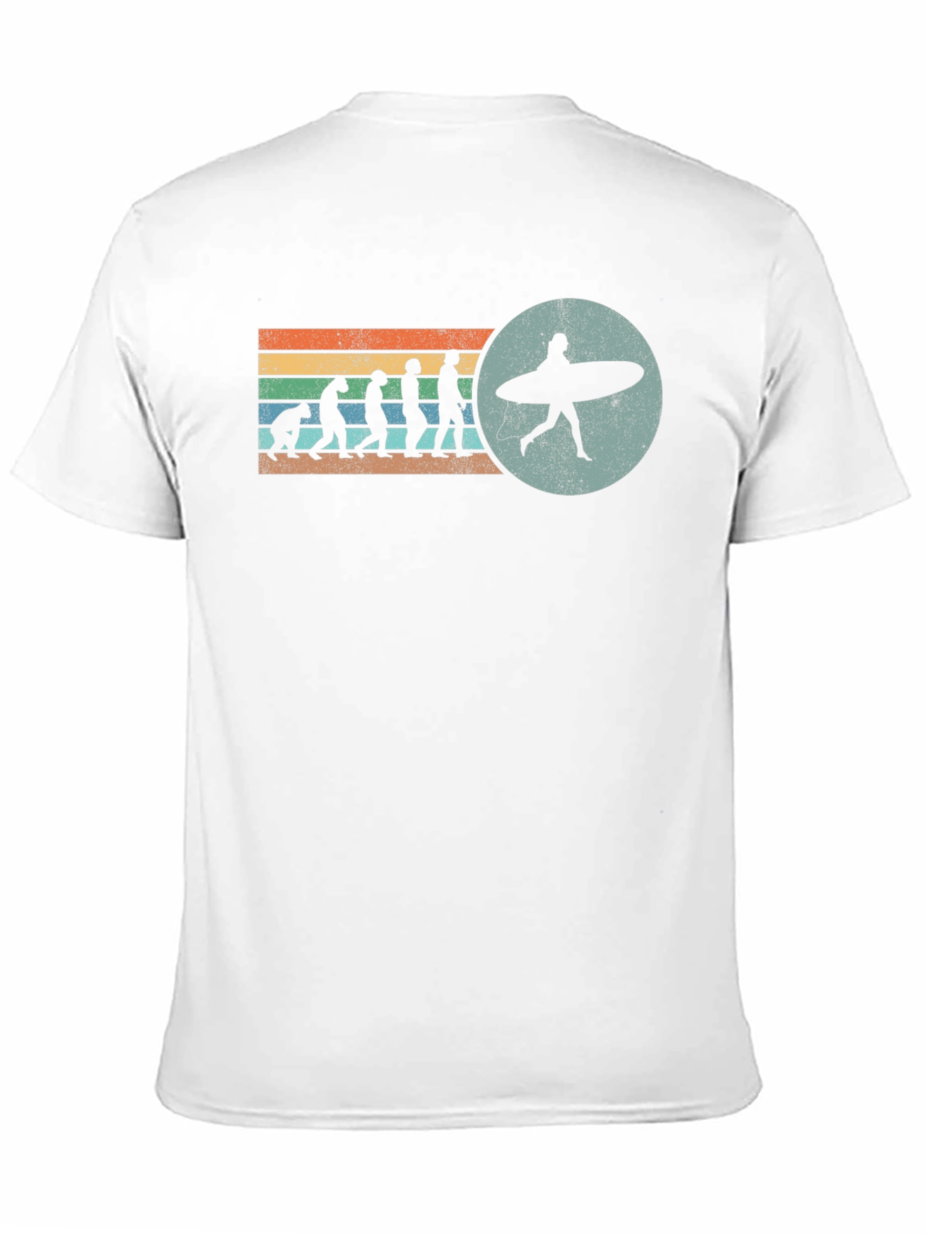 Black Evolution of Surfing Graphic Tee - Black view 11