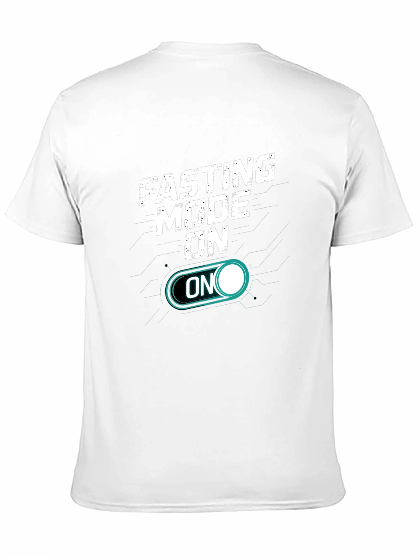 Black Fasting Mode On T-Shirt - Motivational Tee view 11