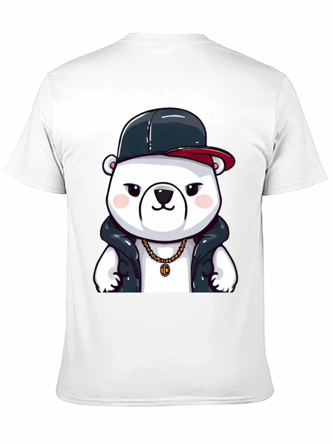 Black Cool Bear T-Shirt - Black view 11