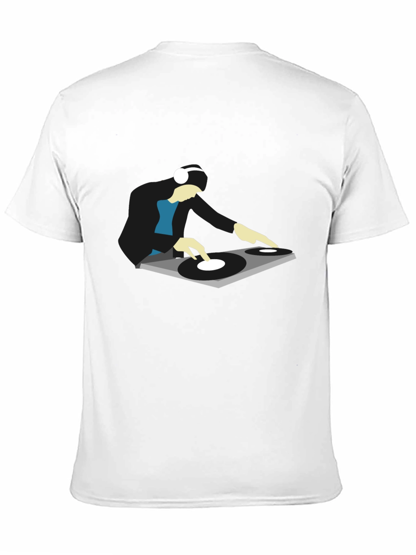 Black DJ Graphic Tee - Cool Turntable Design view 11