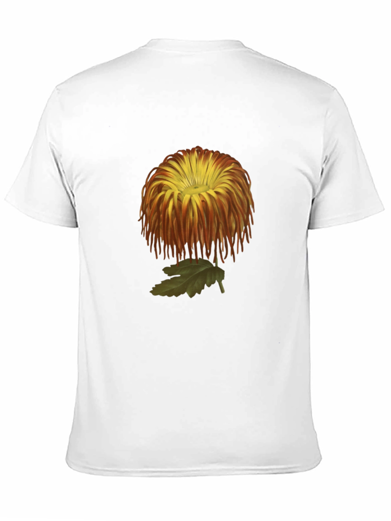 Black Black T-Shirt with Floral Graphic view 11