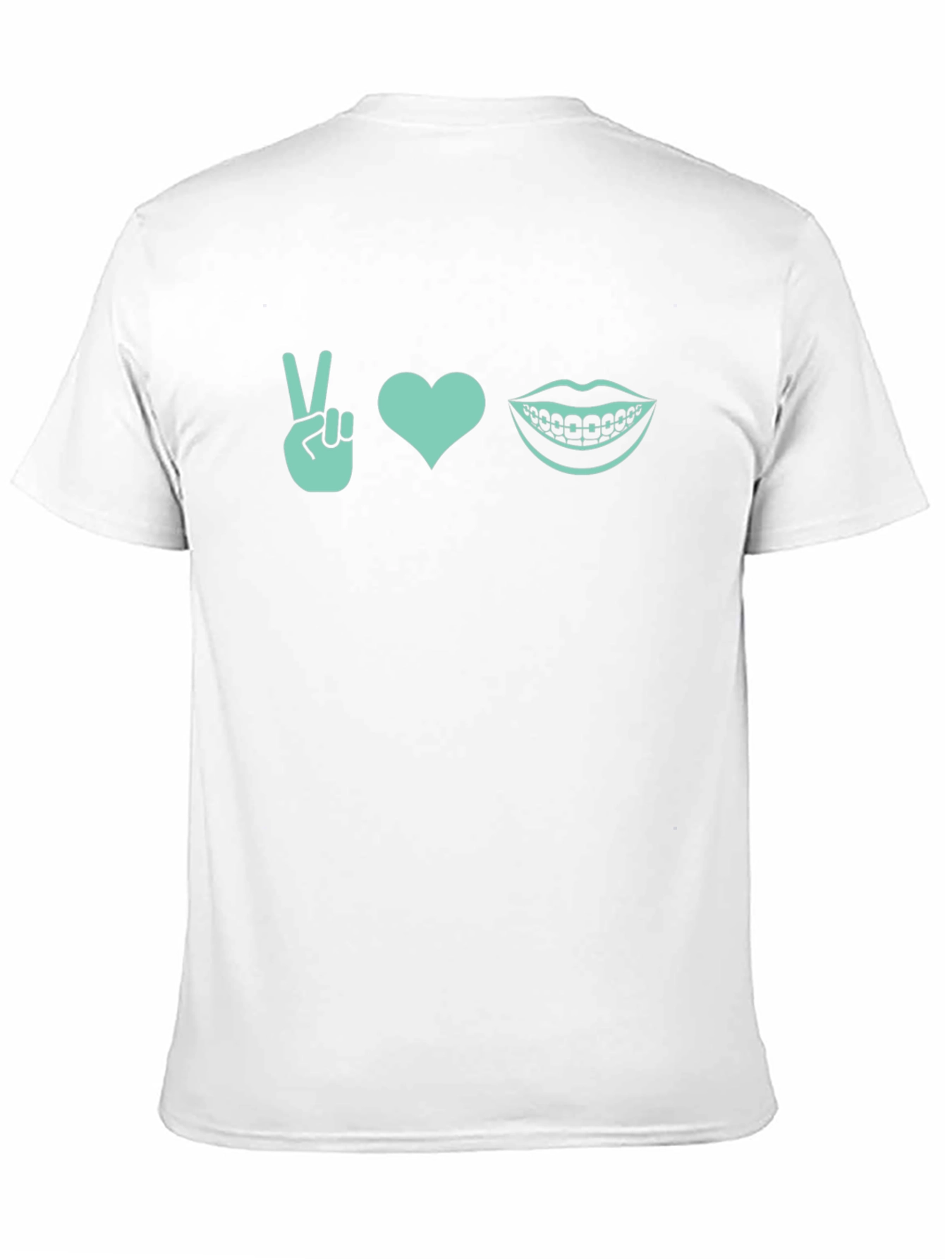 Black Peace Love Braces T-Shirt - Cool Dental Tee view 11