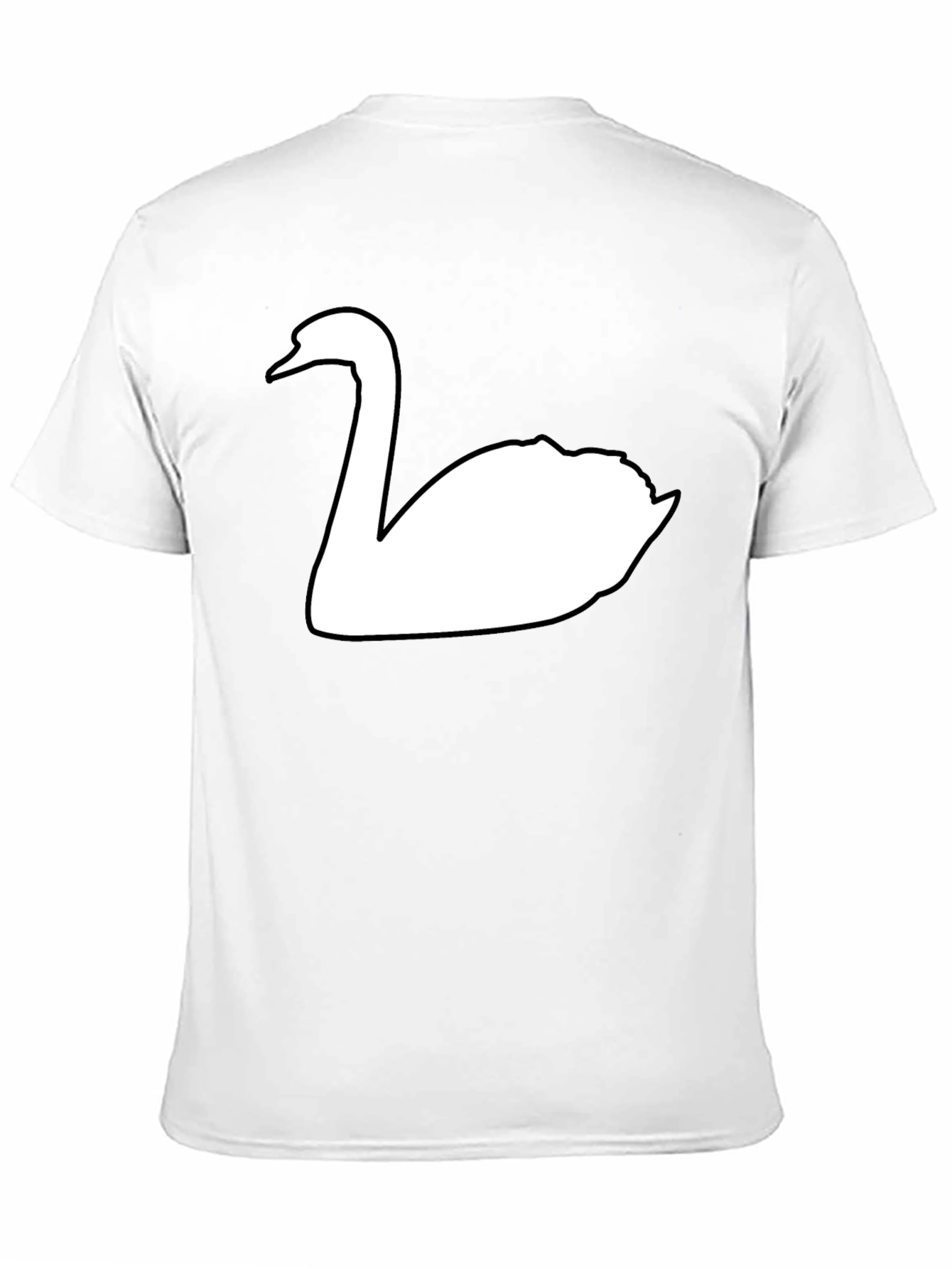 Black Swan Graphic Tee - Black Cotton Casual Shirt view 11