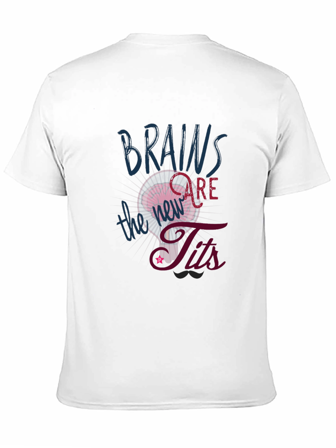 Black Brains Are The Tits Graphic Tee view 11