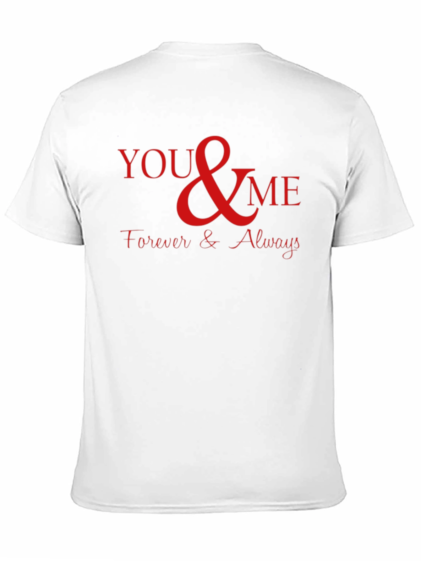Black You & Me Forever Graphic T-Shirt - Black view 11