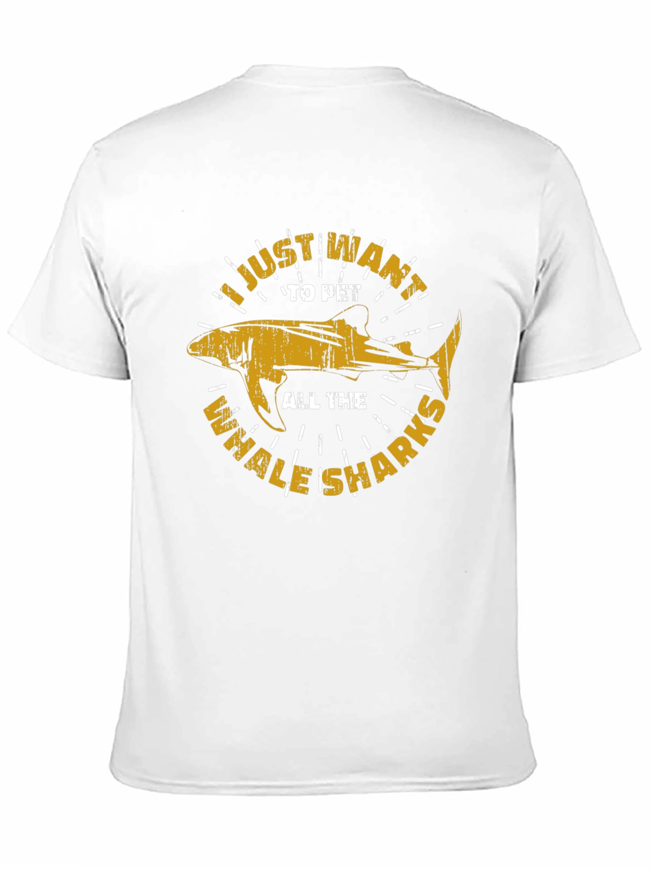 Black I Just Want to Pet All the Whale Sharks Graphic T-Shirt view 11