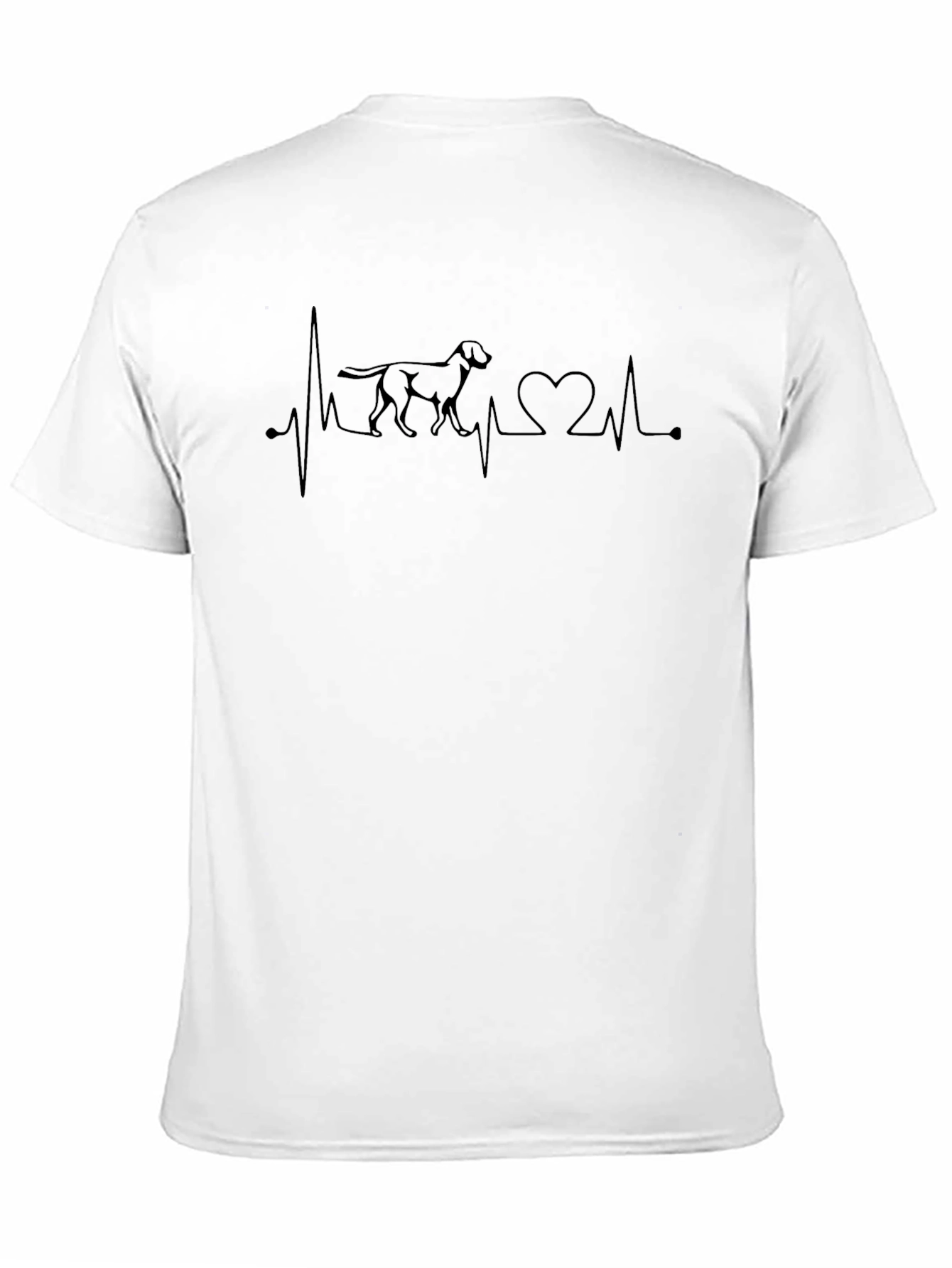 Black Dog Heartbeat T-Shirt - Love Your Pup! view 11
