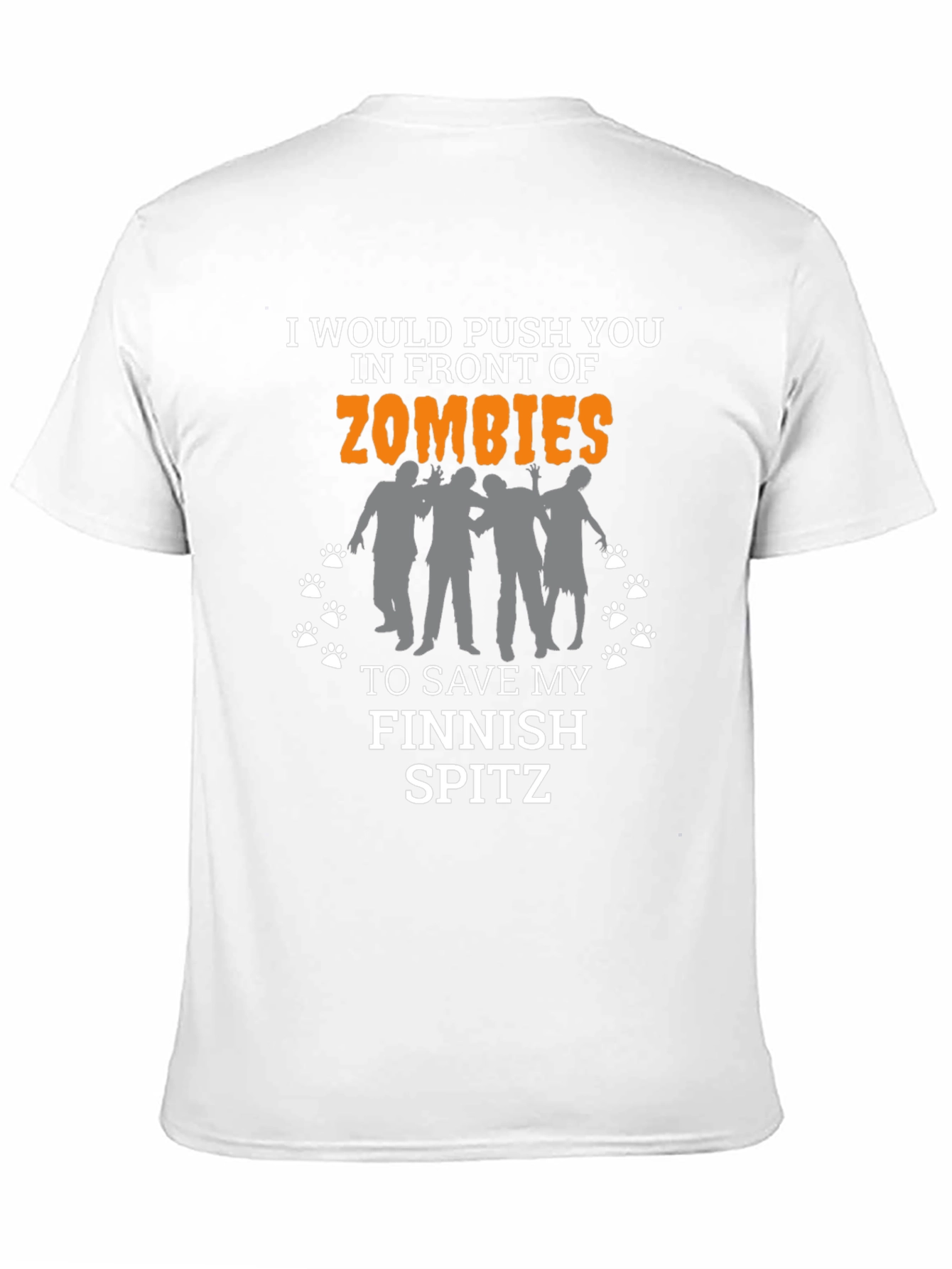 Black Zombie Finnish Spitz T-Shirt view 11
