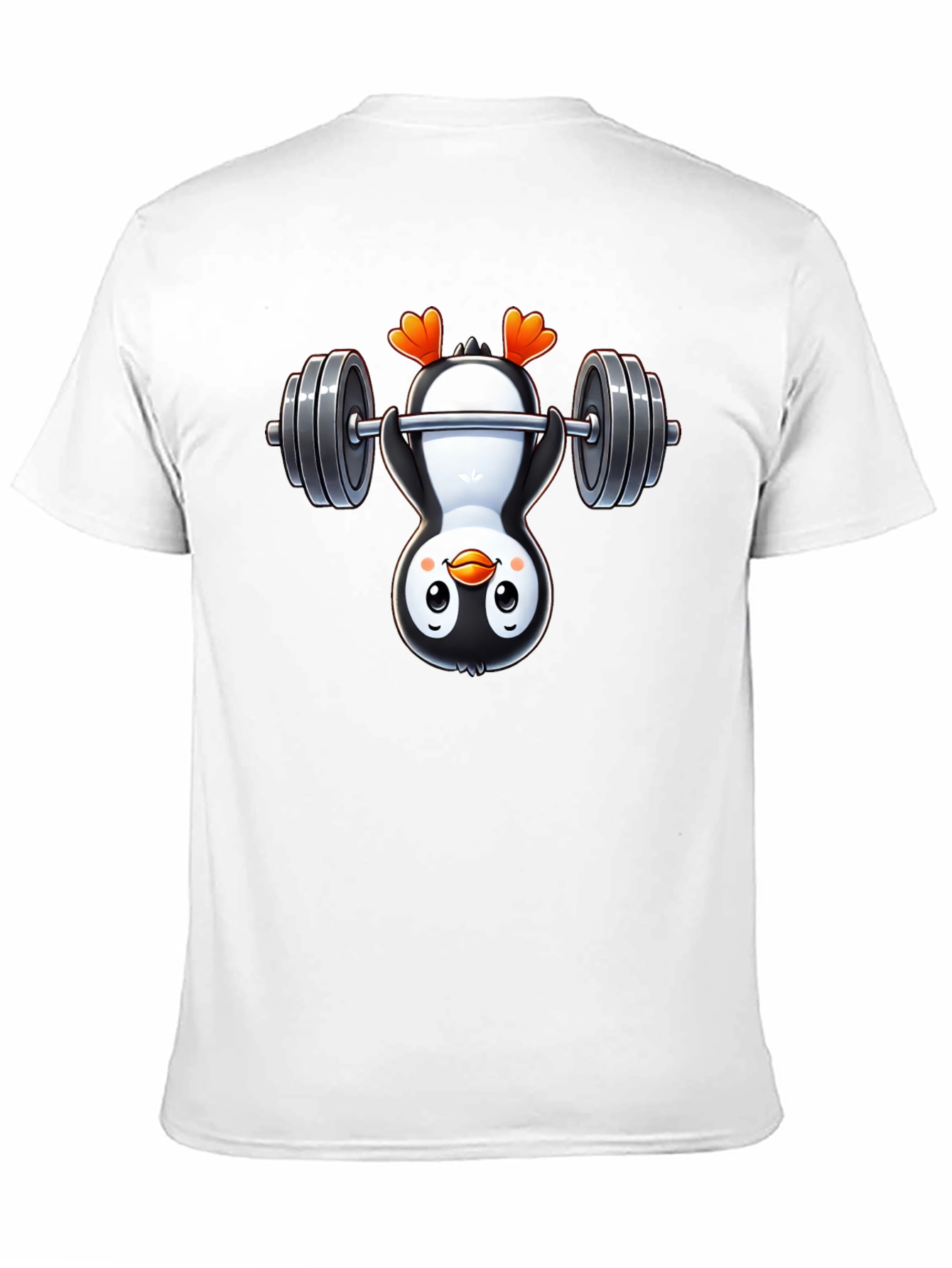 Black Penguin Gymnast T-Shirt - Black Cotton Tee view 11