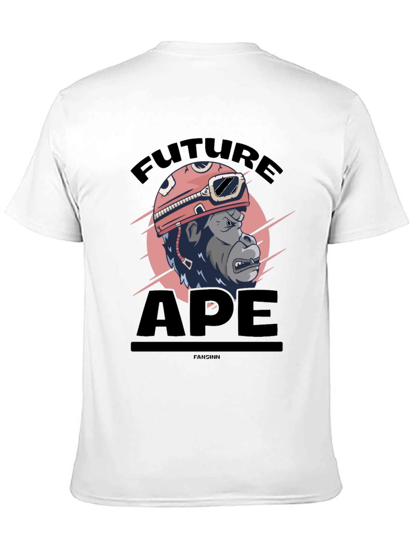 Black Future Ape Graphic T-Shirt - Black view 11