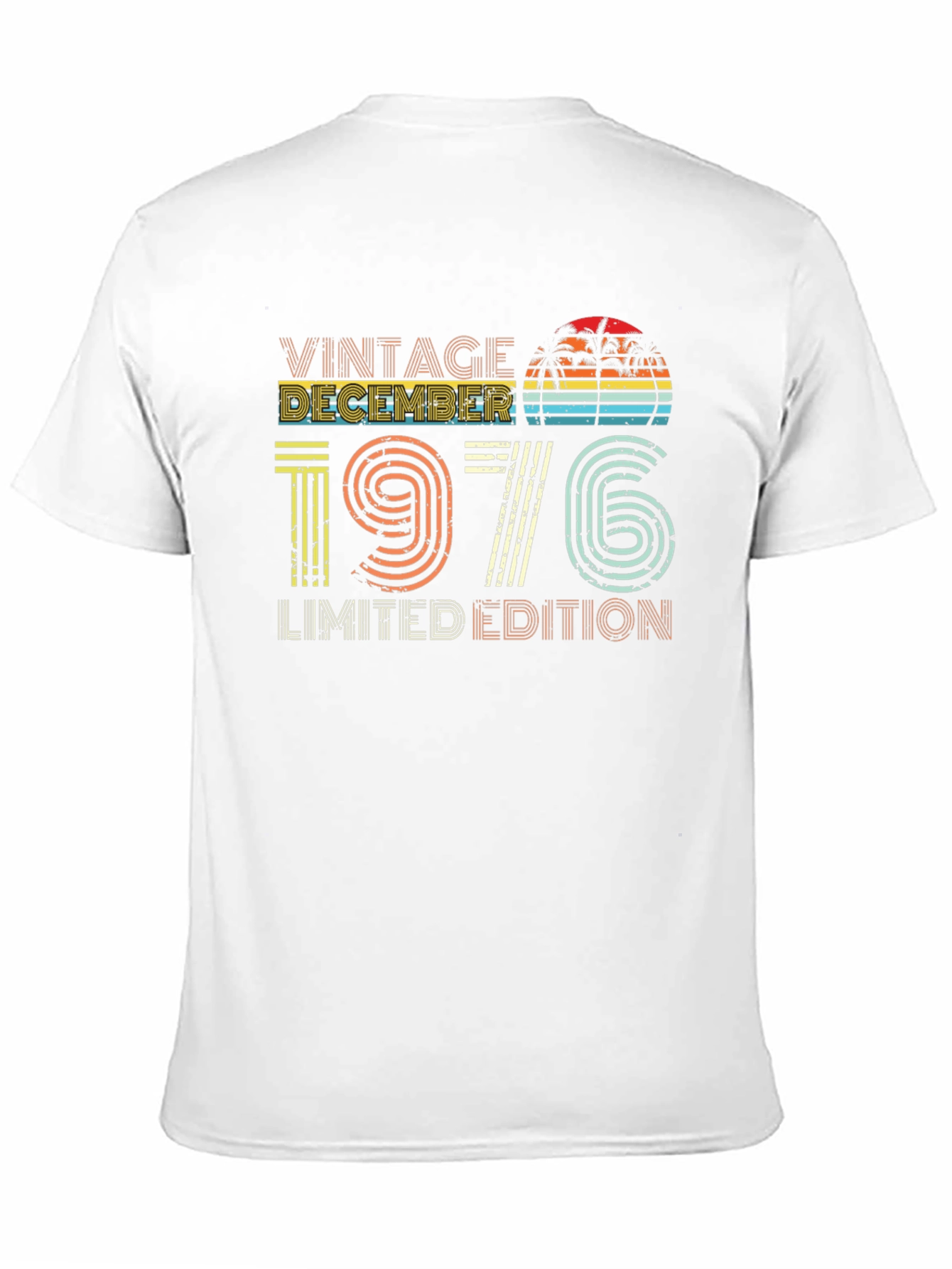 Black Vintage December 1976 Limited Edition T-Shirt view 11