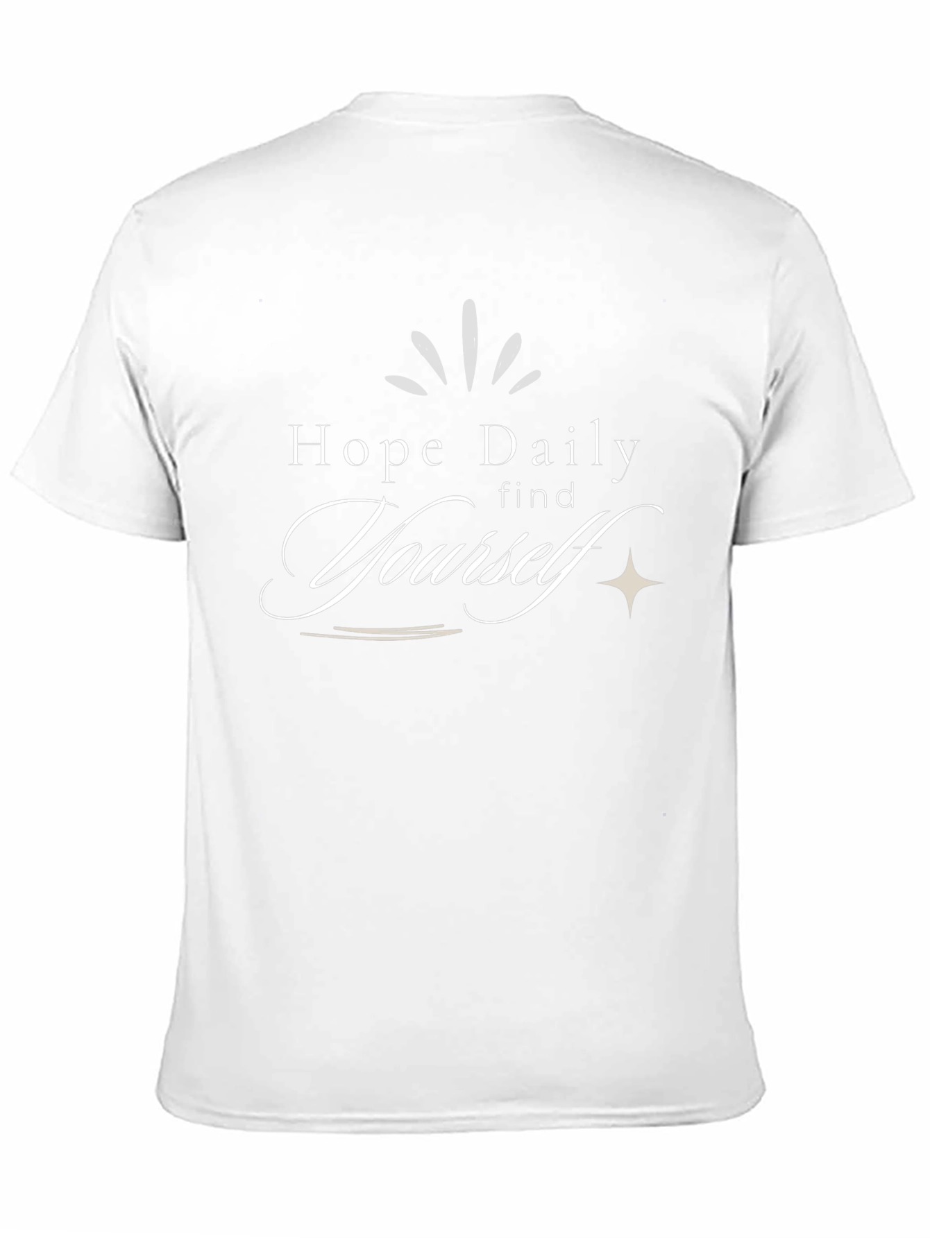 Black Hope Daily Find Yourself Black T-Shirt view 11