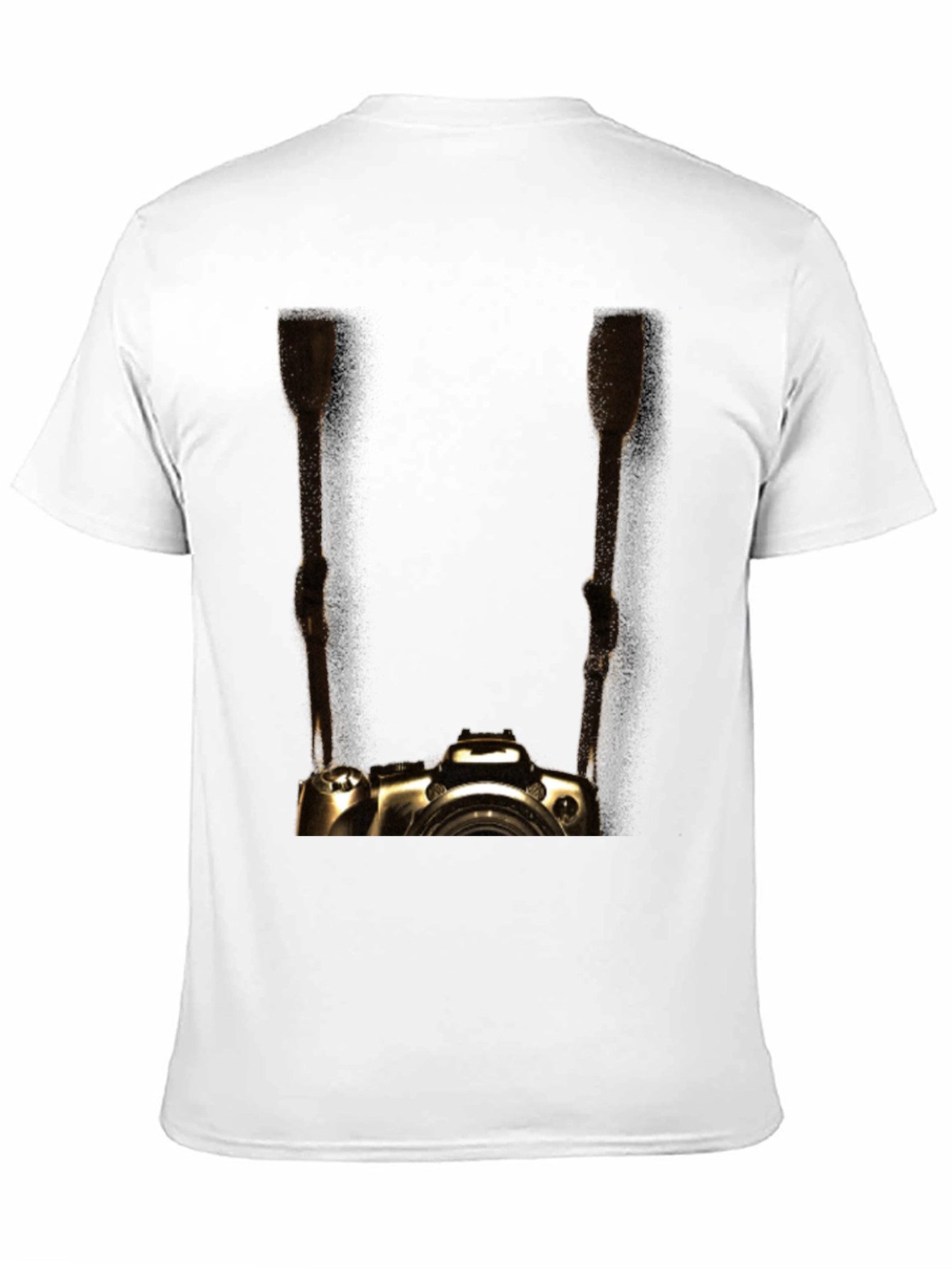 Black Golden Camera Graphic Tee - Photographer's Style view 11
