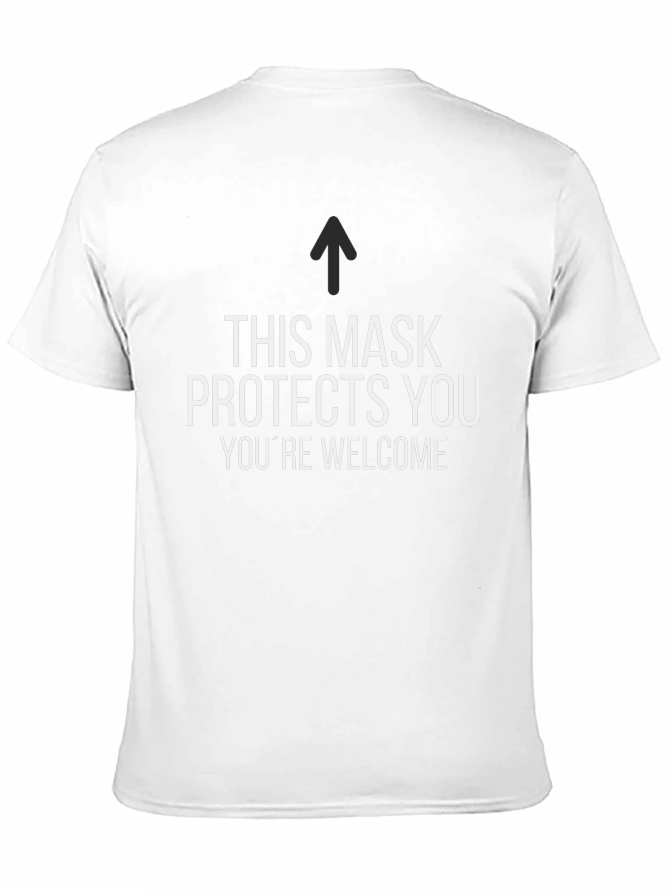 Black This Mask Protects You Graphic Tee view 11