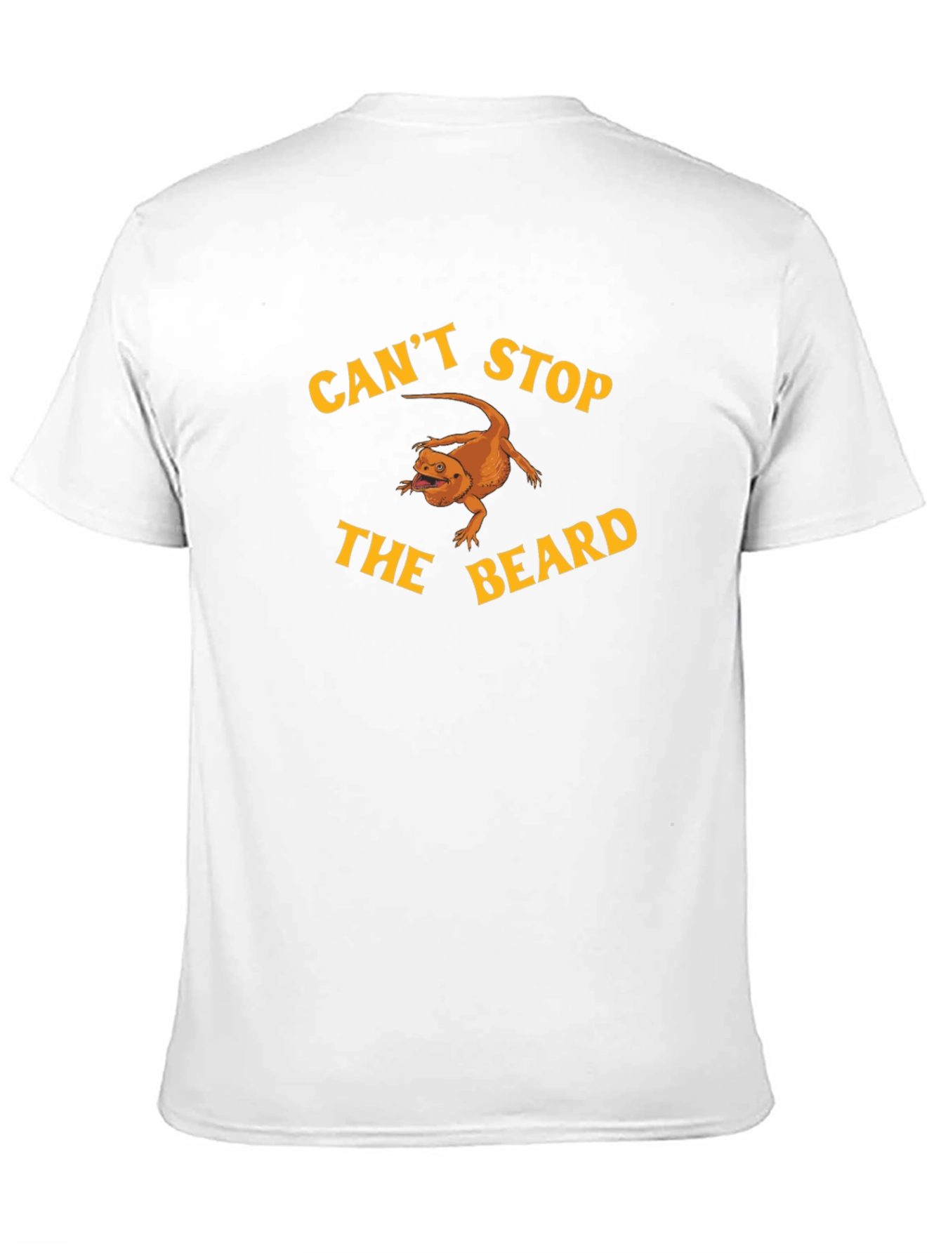 Black Can't Stop the Beard T-Shirt Bearded Dragon Lover Tee view 11